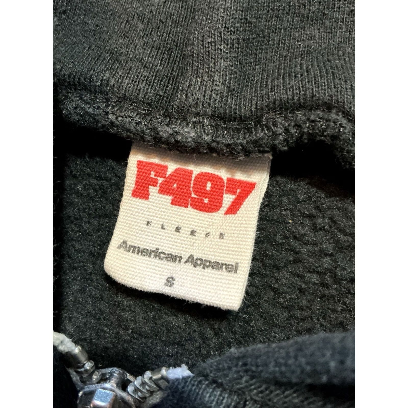 American Apparel American Apparel F497 Light In The Attic Records Black Fleece Full Zip Hoodie SM Mens Small Black Fleece Hoodie Size US S / EU 44-46 / 1 - 7 Thumbnail