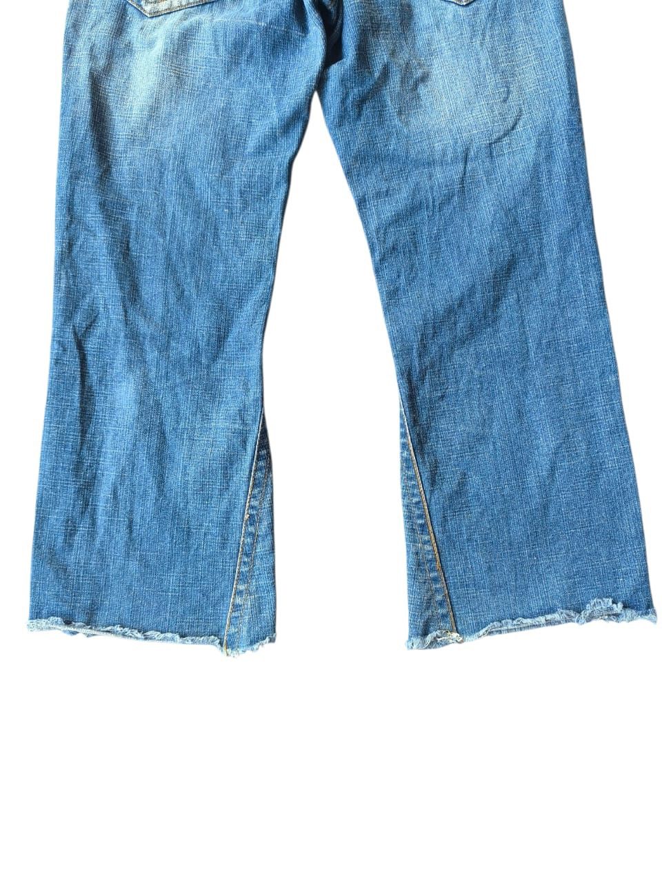 True Religion True Religion Flared Distressed Denim Size US 33 - 6 Thumbnail