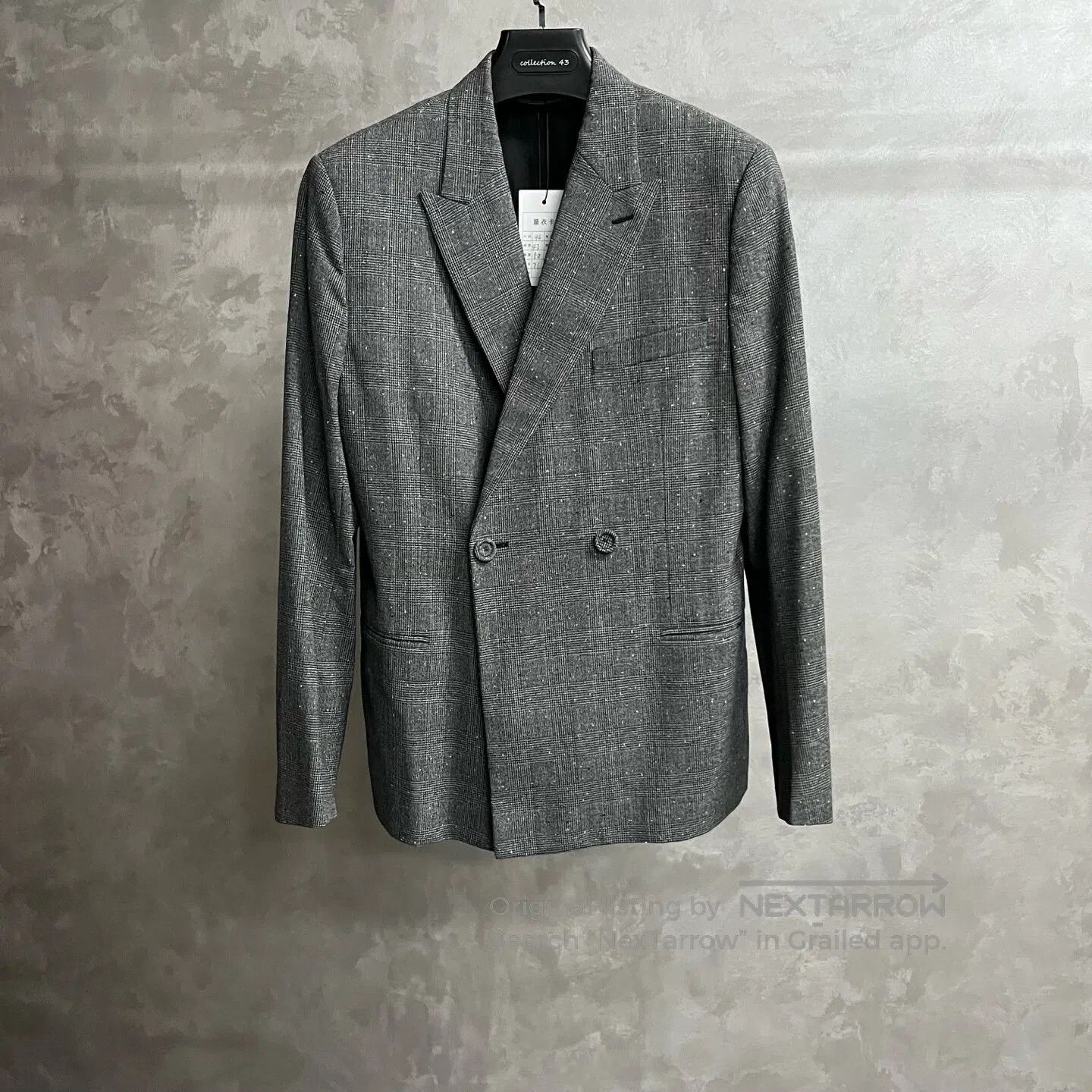 Dior Dior Checkered double-breasted long-sleeved blazer| Size 46R - 1 Thumbnail