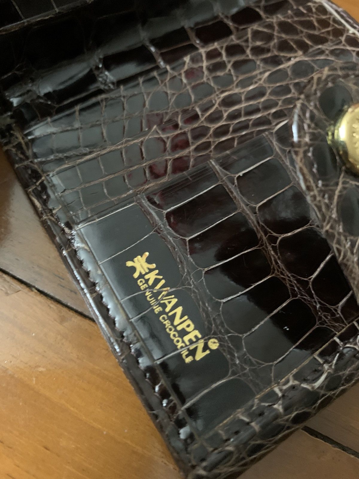 KWANPEN Kwanpen crocodile leather wallet Size ONE SIZE - 6 Thumbnail