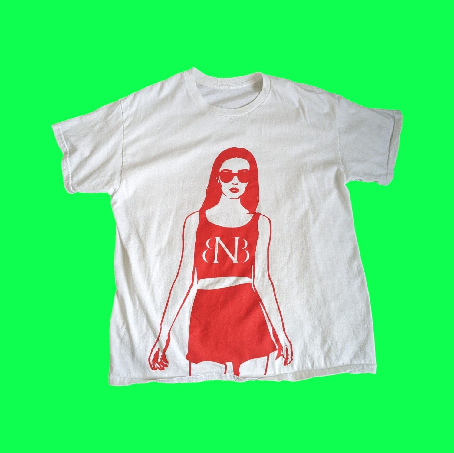 image of First Official Snow Strippers X Nbb Merch in White, Men's (Size Large)