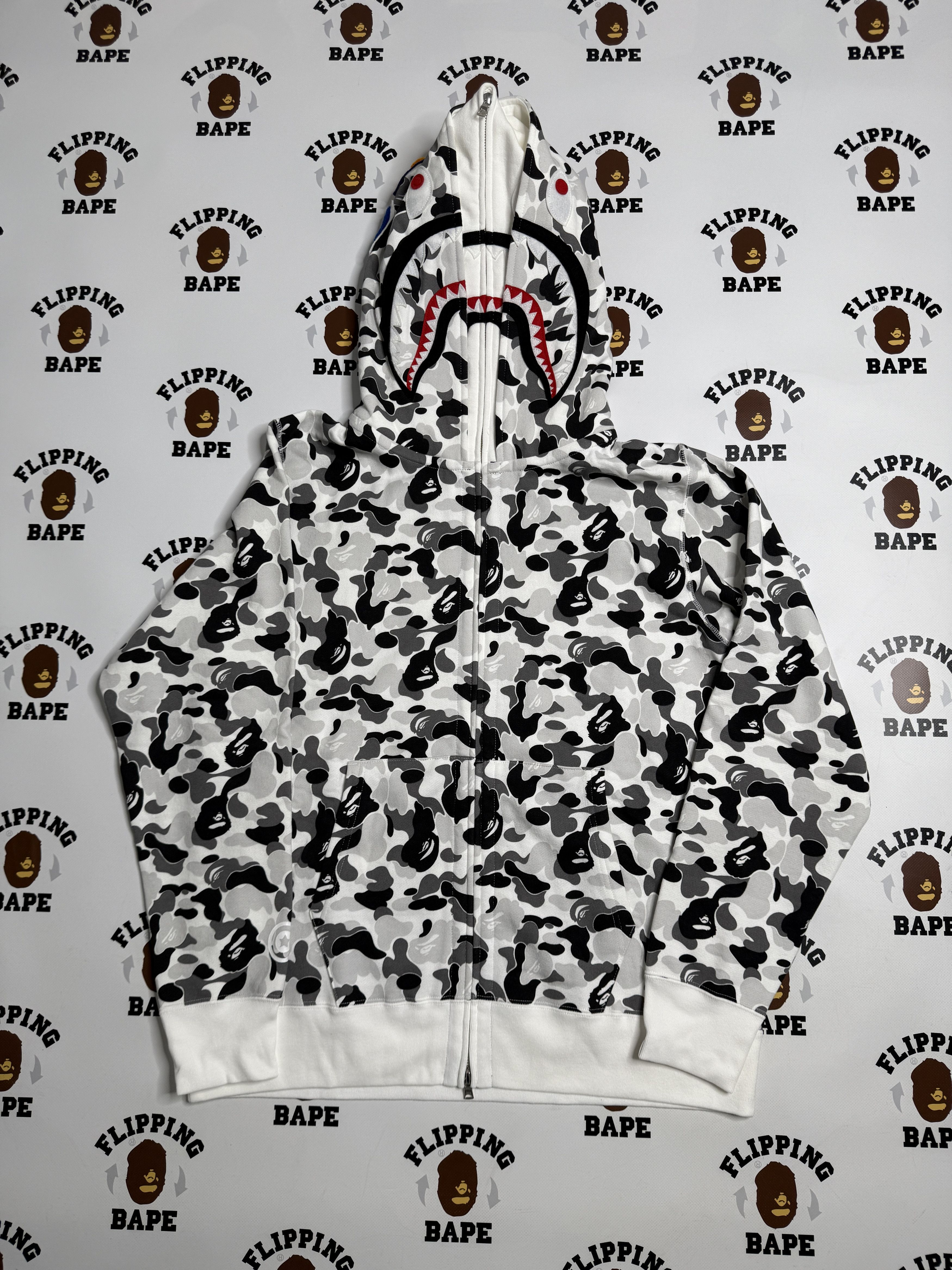 Bape BAPE ABC CAMO DOUBLE SHARK FULL ZIP HOODIE Size US XL / EU 56 / 4 - 1 Thumbnail