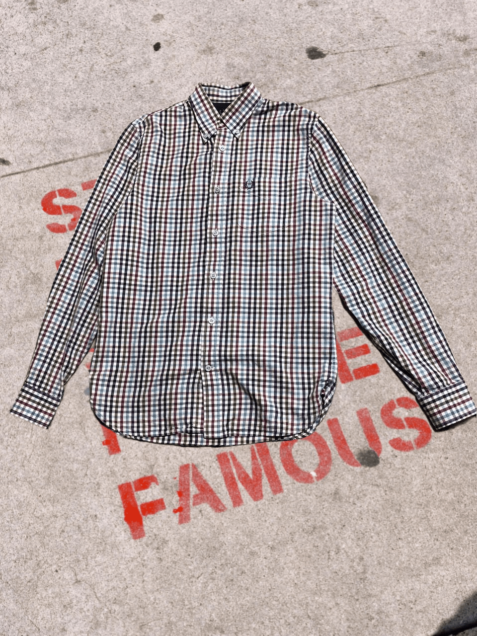 Fred Perry Fred Perry Classic Long Sleeve Checked Shirt Size S Size US S / EU 44-46 / 1 - 1 Thumbnail
