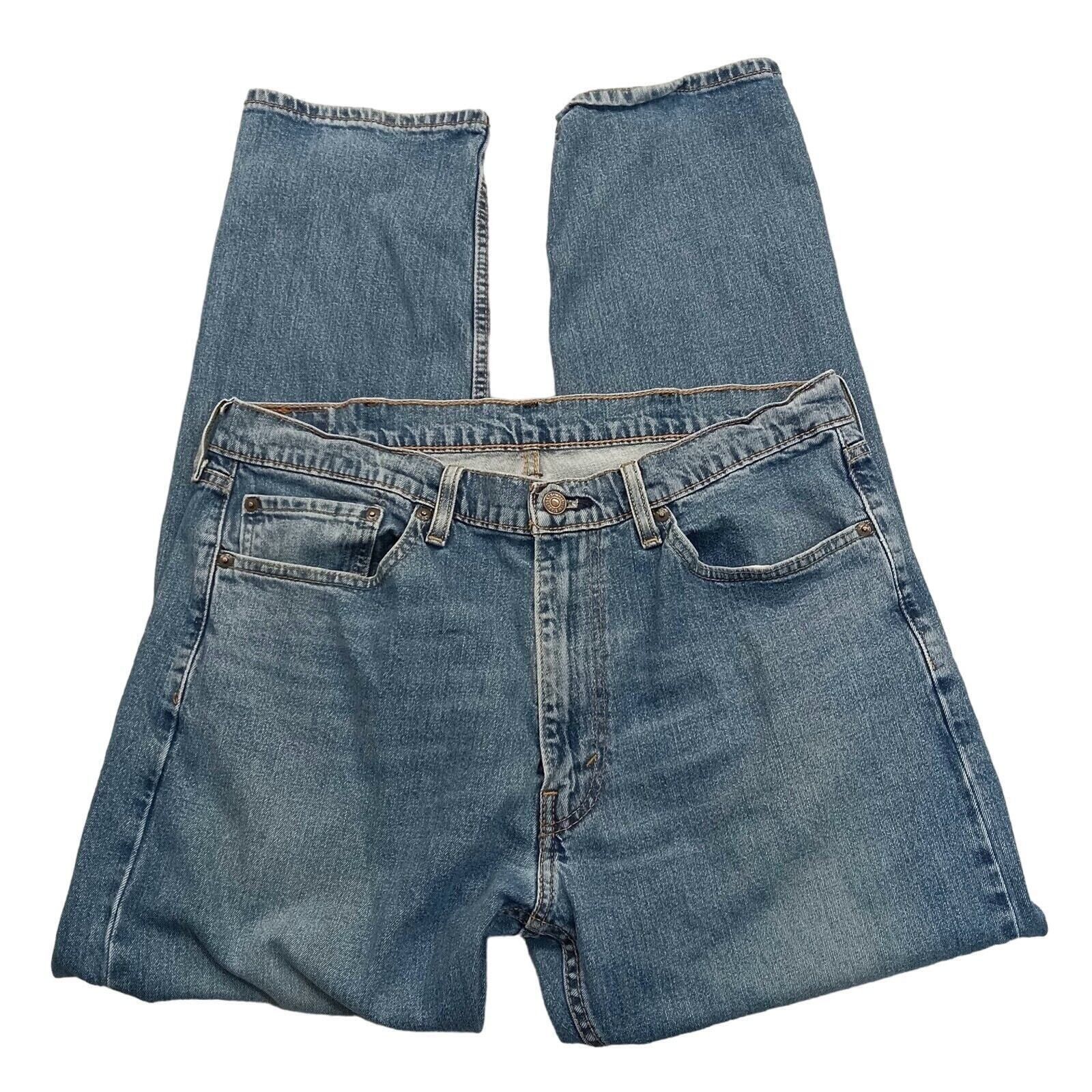Levi's Levi's 505 Jeans 38 X 32 Western Red Tab Blue Denim Straight Size US 38 / EU 54 - 4 Thumbnail