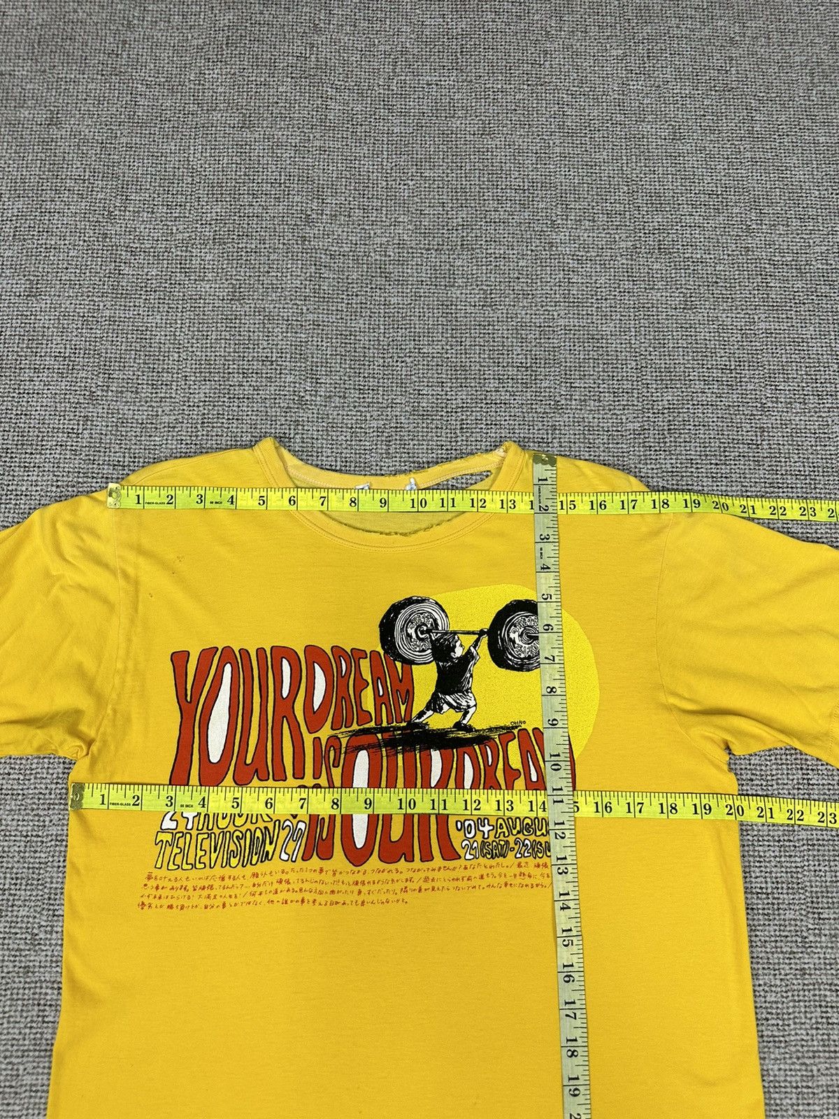 Japanese Brand Vintage 24 Hour Television Thrashed 60s Tshirt A965 Size US M / EU 48-50 / 2 - 6 Thumbnail