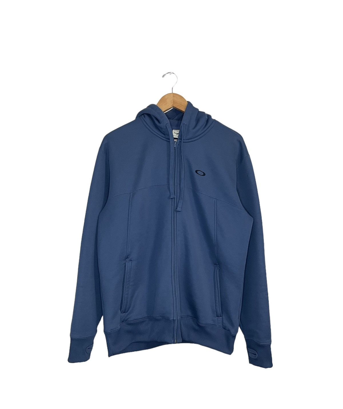 Oakley Vintage Y2k Oakley O Logo Zip Up Fleece Hoodie Size US L / EU 52-54 / 3 - 1 Thumbnail
