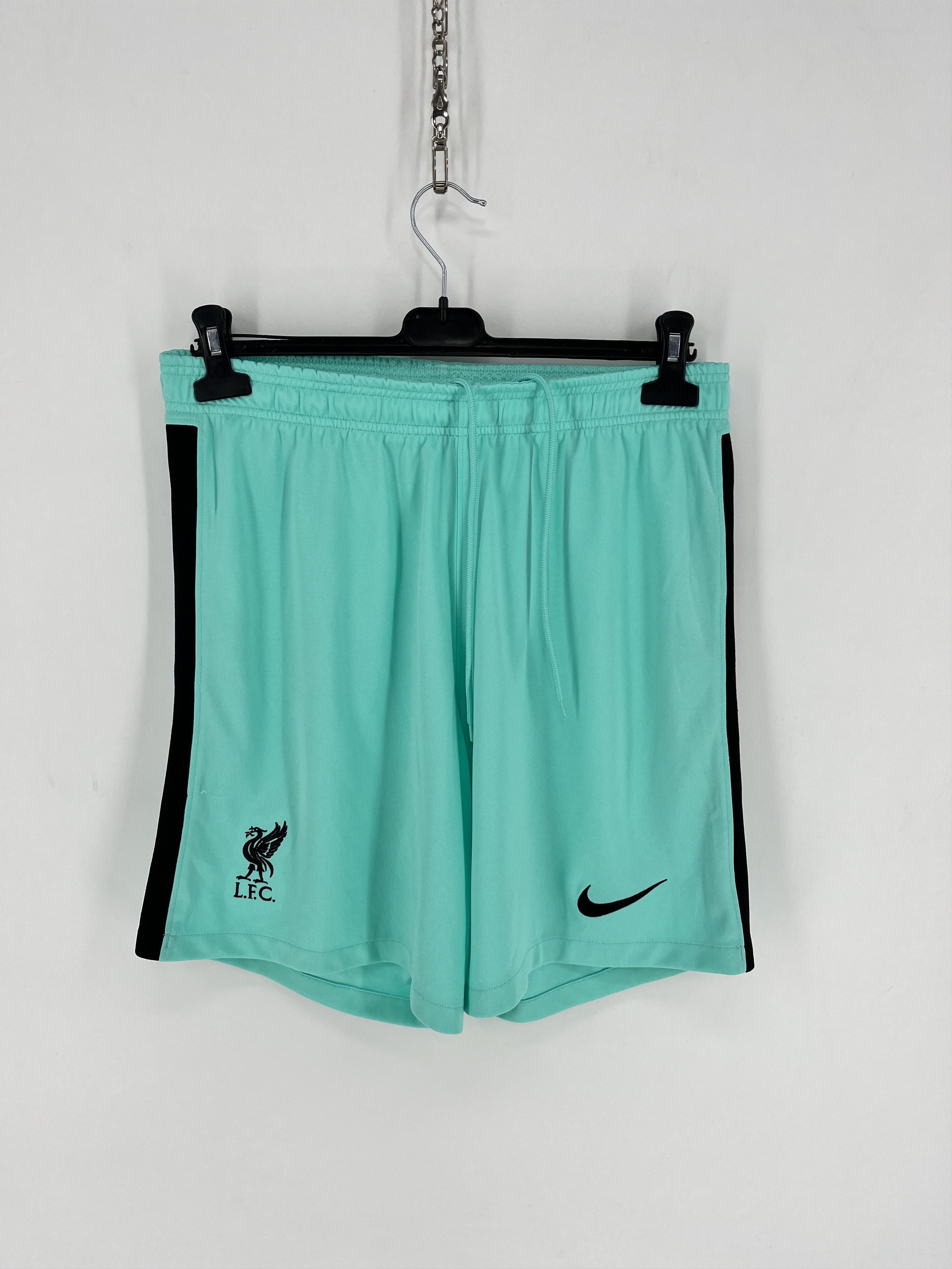 Liverpool Nike Soccer Jersey Nike FC Liverpool Men Away Shorts Turquoise Black Grailed