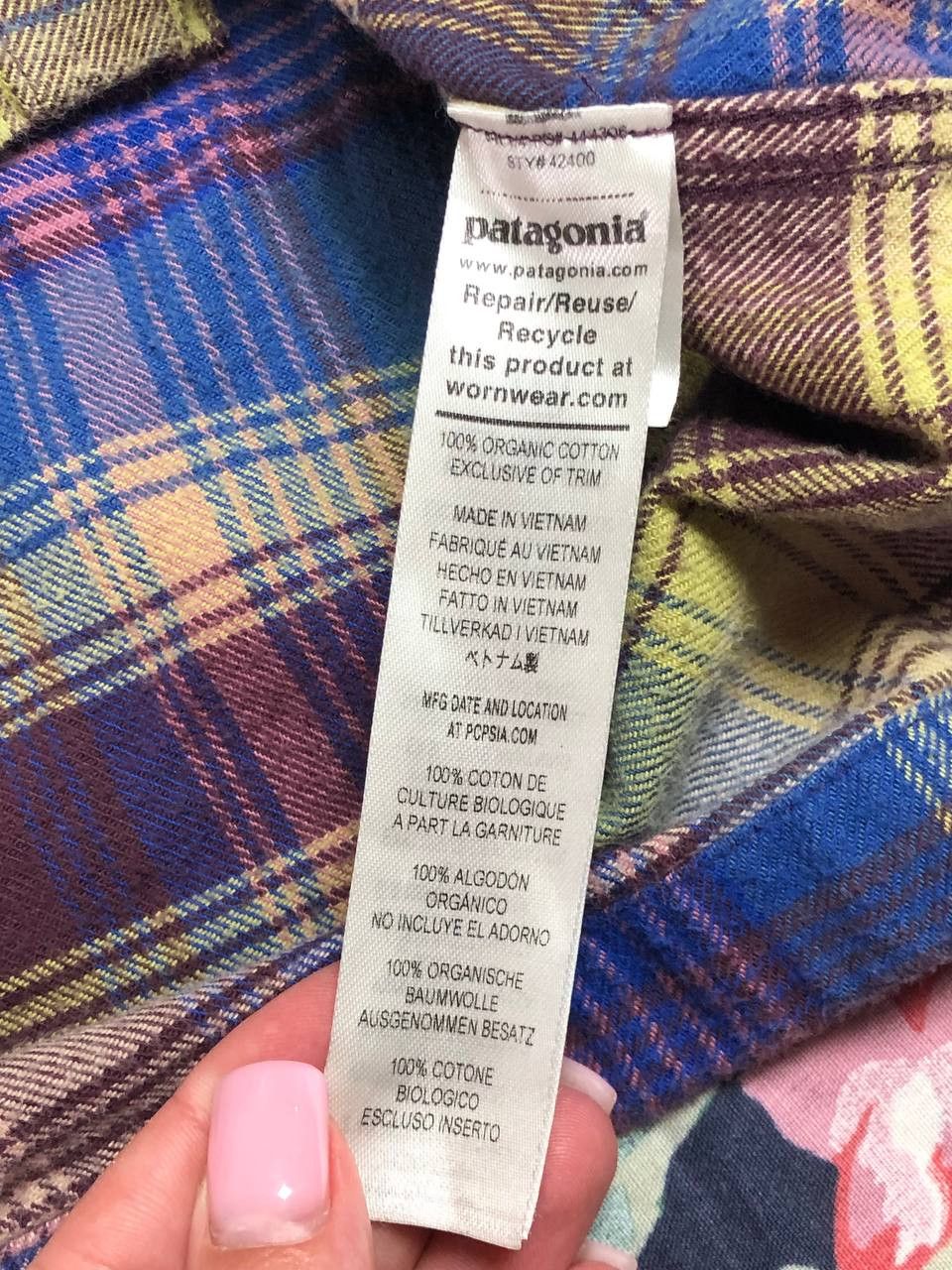 Patagonia × Vintage Patagonia Cotton Plaid Button Up Long Sleeve Shirt Size US S / EU 44-46 / 1 - 3 Thumbnail