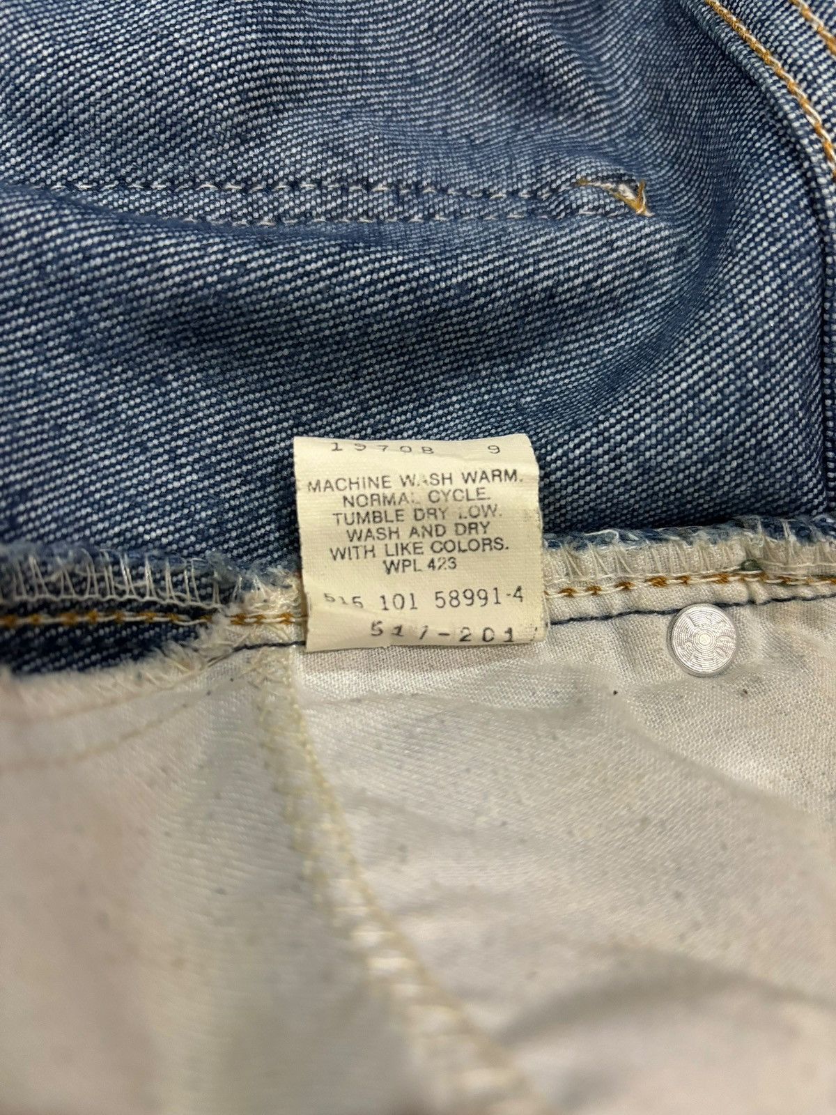 Levi's × Levi's Vintage Clothing × Vintage 90’s Vintage Levi’s Japan Lot 517 Straight Cut Denim Jeans Size US 40 / EU 56 - 7 Thumbnail