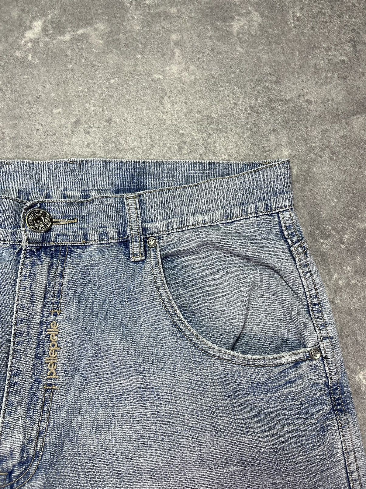 Pelle Pelle Pelle Pelle Big Patch Logo Lightweight Baggy Denim Jeans 36 Size US 36 / EU 52 - 10 Thumbnail