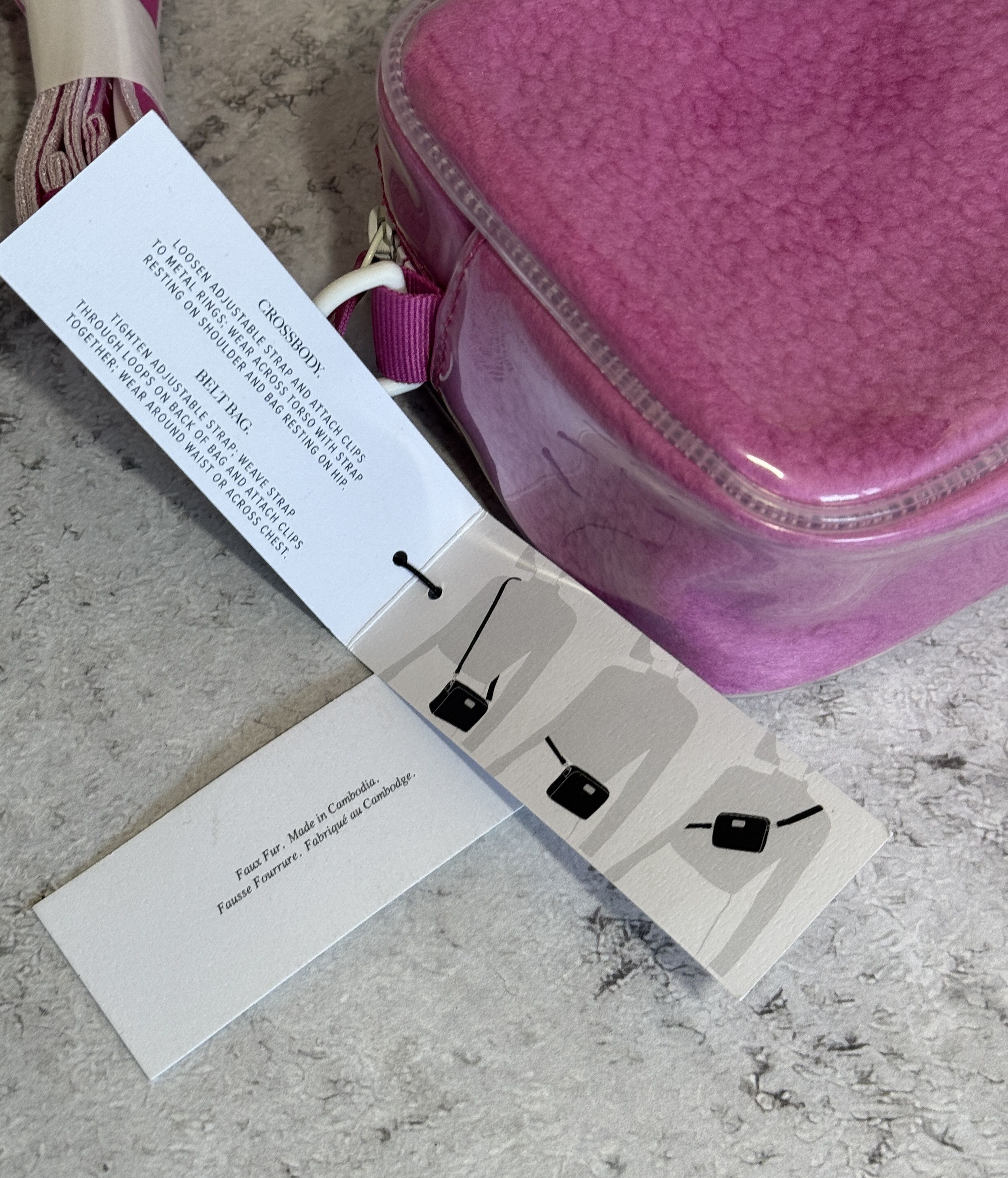 Ugg UGG W JANEY II CLEAR CROSSBODY 1116183 SFPN O\S RETAIL 125$ Size ONE SIZE - 4 Thumbnail