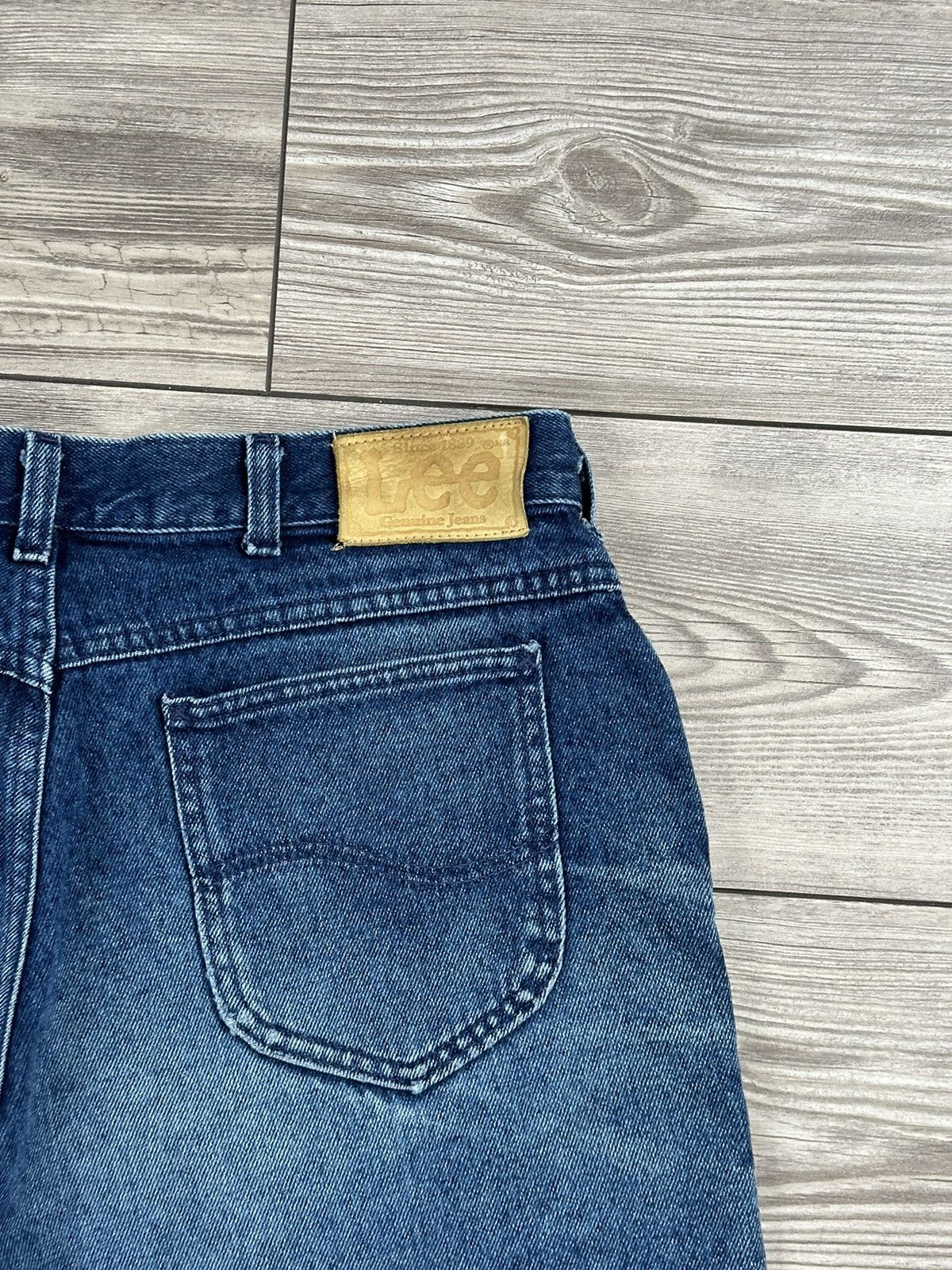 Lee × Vintage Vintage Lee Denim Shorts Size US 34 / EU 50 - 3 Thumbnail
