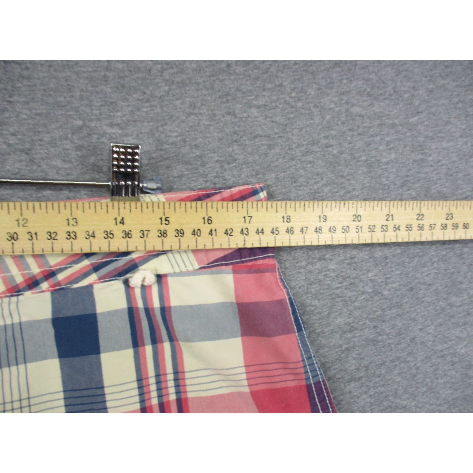 Polo Ralph Lauren Polo Ralph Lauren Swim Trunk 34 Men Red Plaid Drawstring Trunks Velcro Closure Beach Bottom Mens Shirt Size US S / EU 44-46 / 1 - 5 Thumbnail