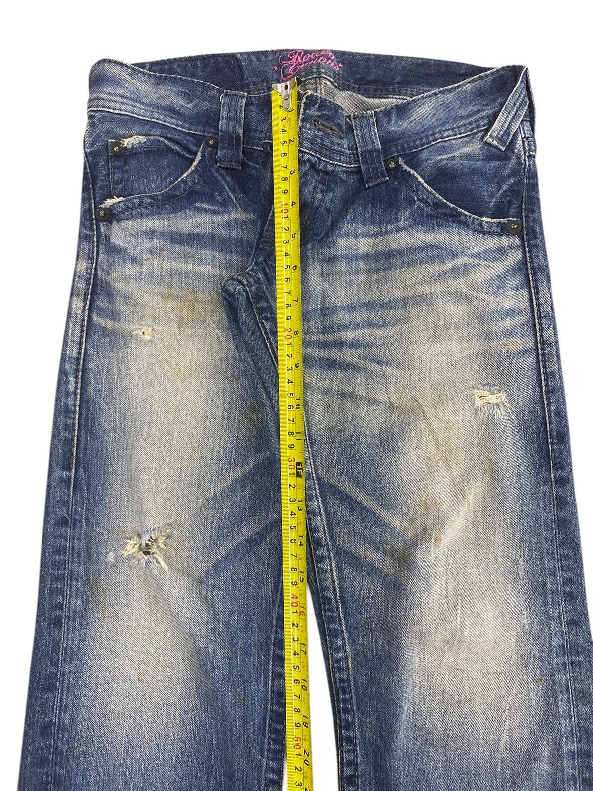 Other Japanese Brand Whiskers Faded Wash Style Bootcut Jeans Size US 29 - 6 Thumbnail