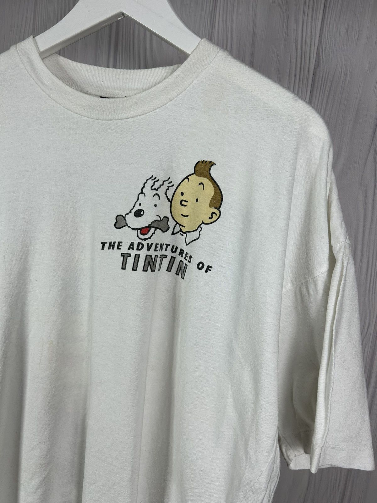 Vintage Vintage The Adventures Of Tintin Explorers On The Moon Sz XL Size US XL / EU 56 / 4 - 13 Thumbnail