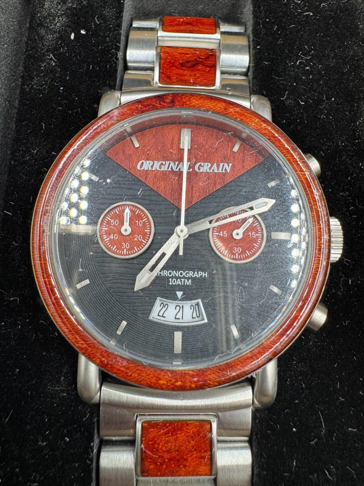 Other Original Grain Chrono Rosewood Alterra 44mm Analog Watch (Di Size ONE SIZE - 1 Thumbnail