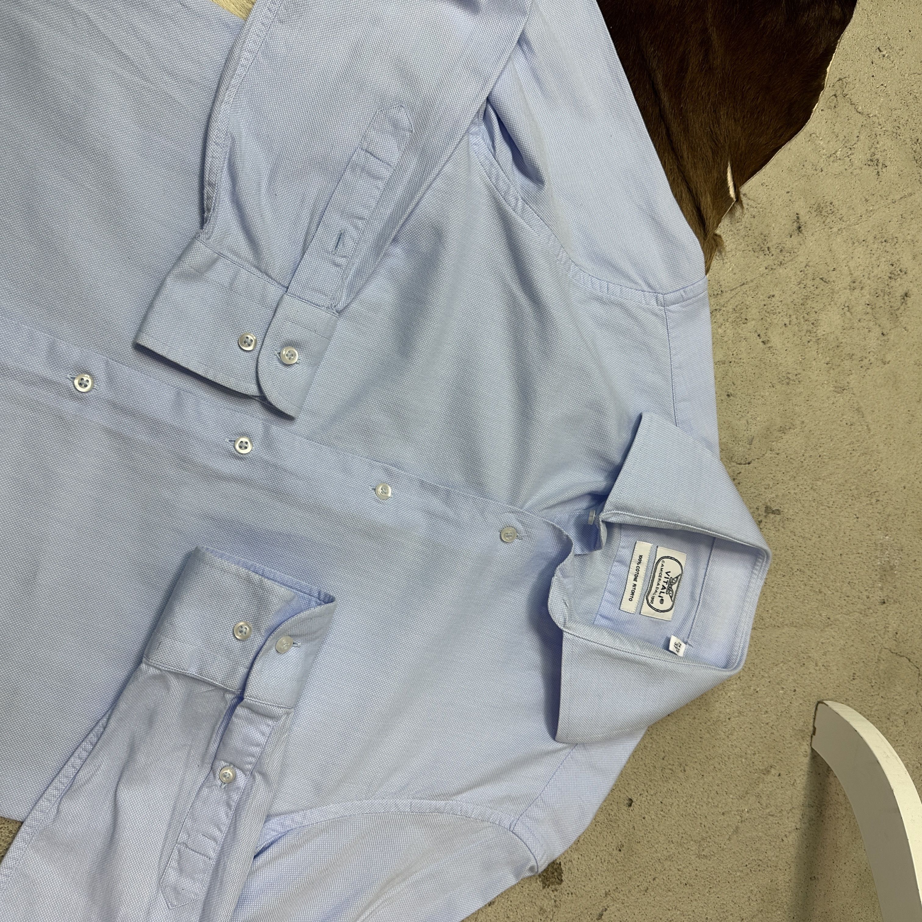 Vintage Vintage Classy Button Up Vitali Camiceria Sartorial Shirt Size US S / EU 44-46 / 1 - 4 Thumbnail