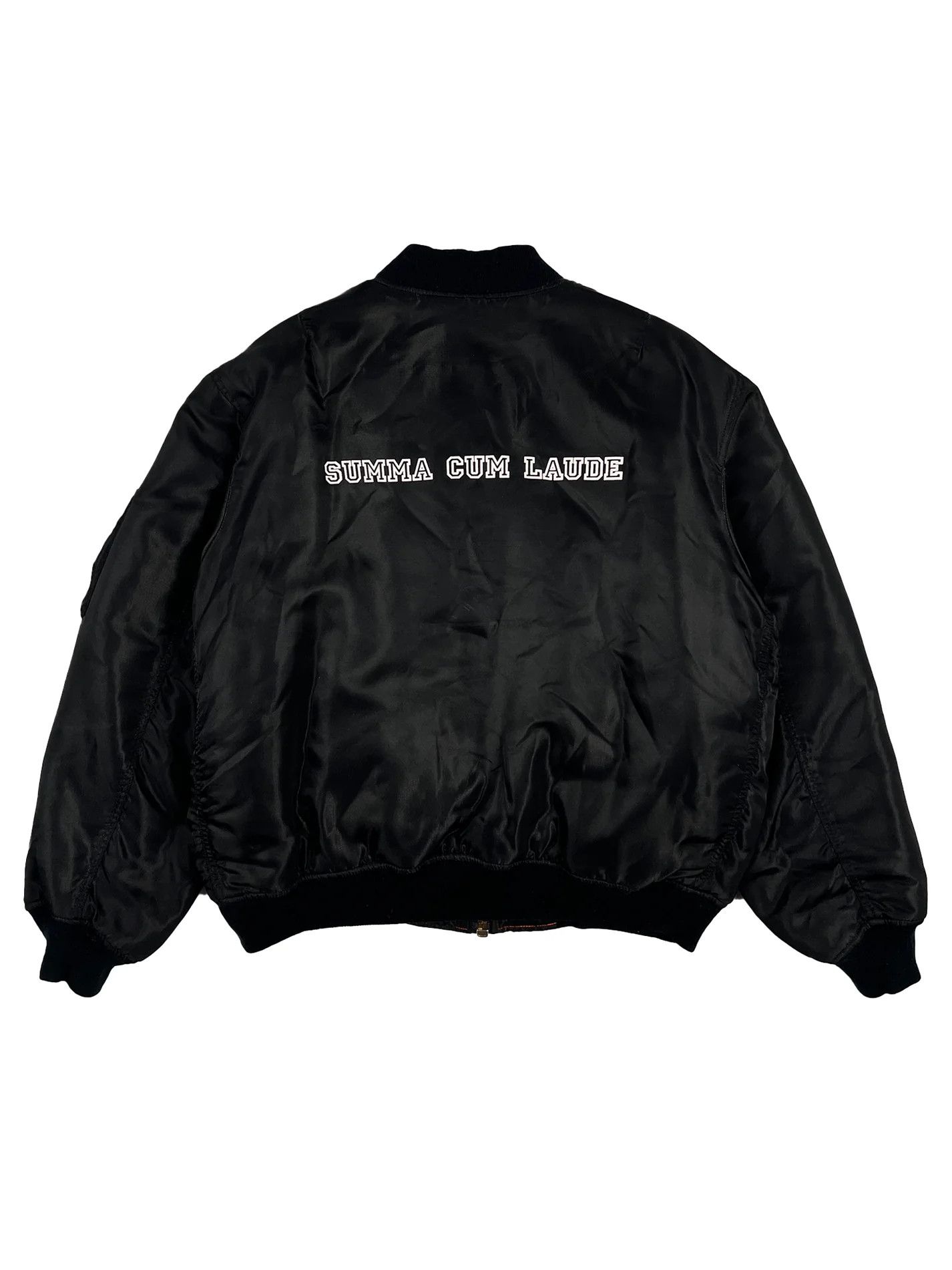 Raf Simons SS2000 'Suma Cum Laude' Bomber Jacket Size US L / EU 52-54 / 3 - 1 Thumbnail