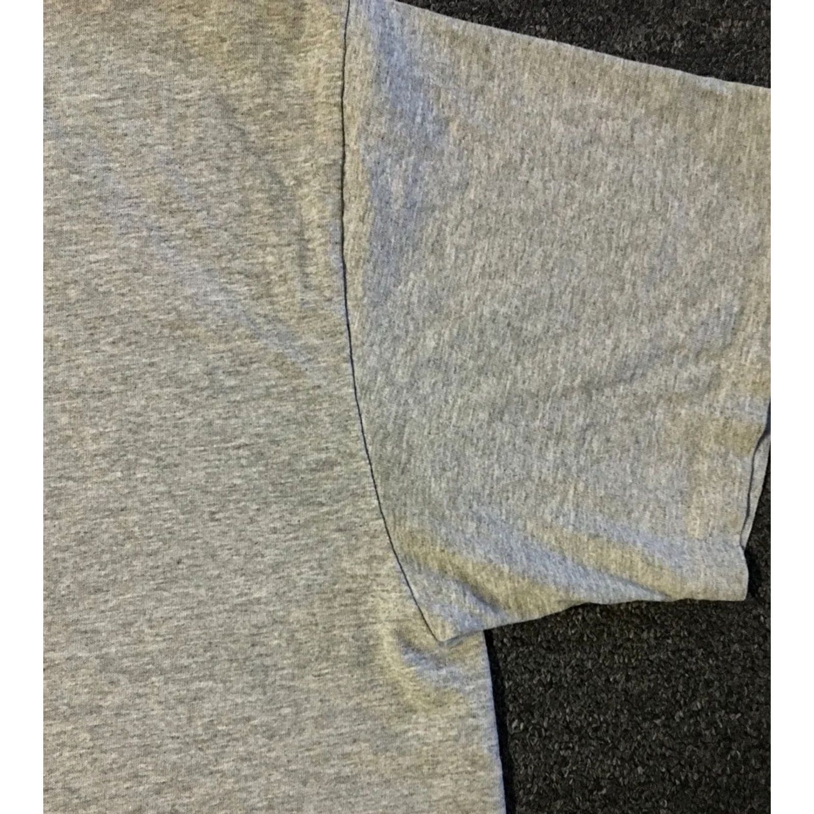 Nike VINTAGE Nike Faded Swoosh Shirt L Mens Gray 90s Hip Hop Grunge Skate Track & Field Rap Retro Basketball USA Logo Swoosh Boxy Size US L / EU 52-54 / 3 - 6 Thumbnail
