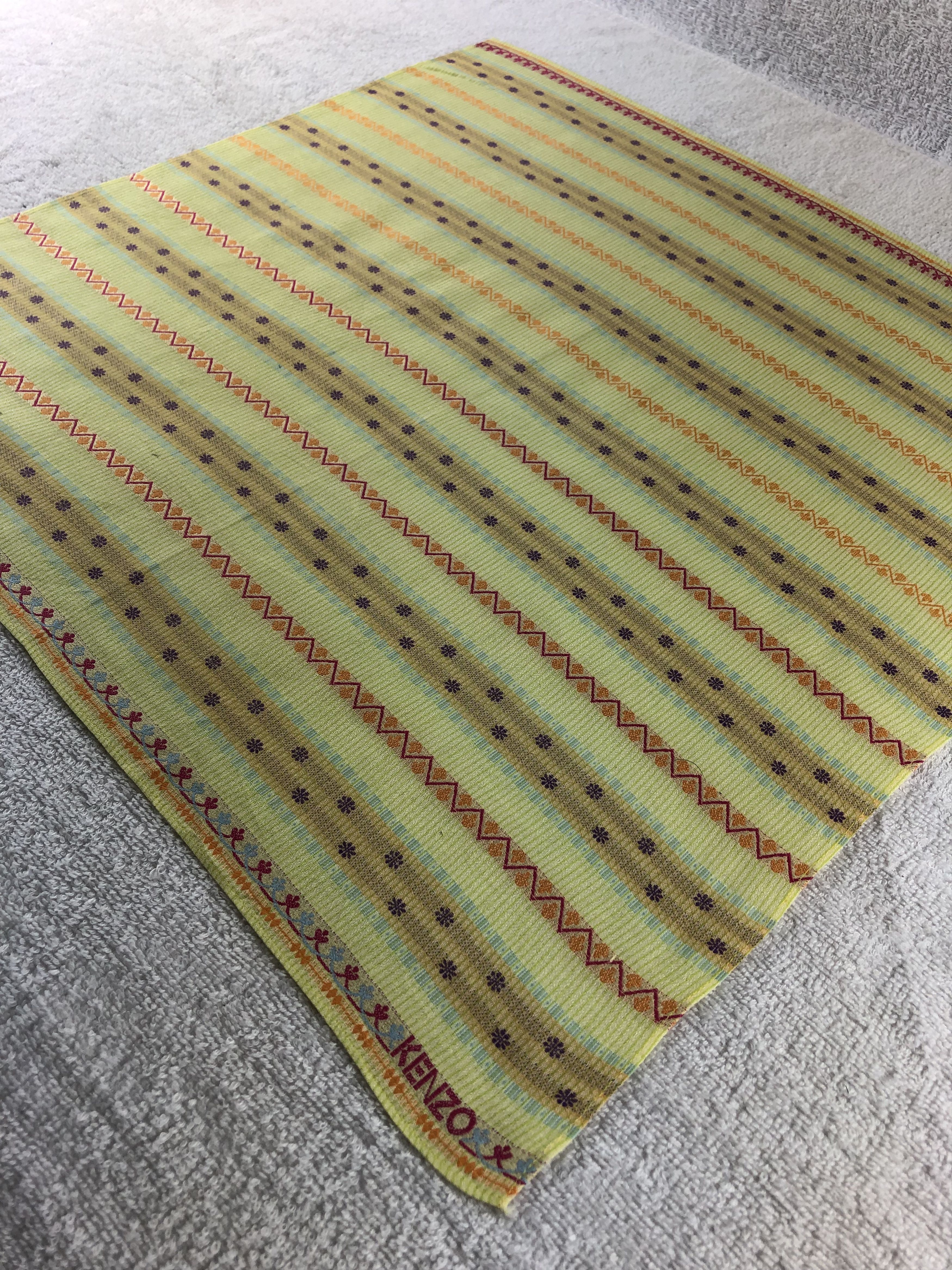 Kenzo × Vintage Kenzo Handkerchief / Bandana / Neckerchief Size ONE SIZE - 4 Thumbnail