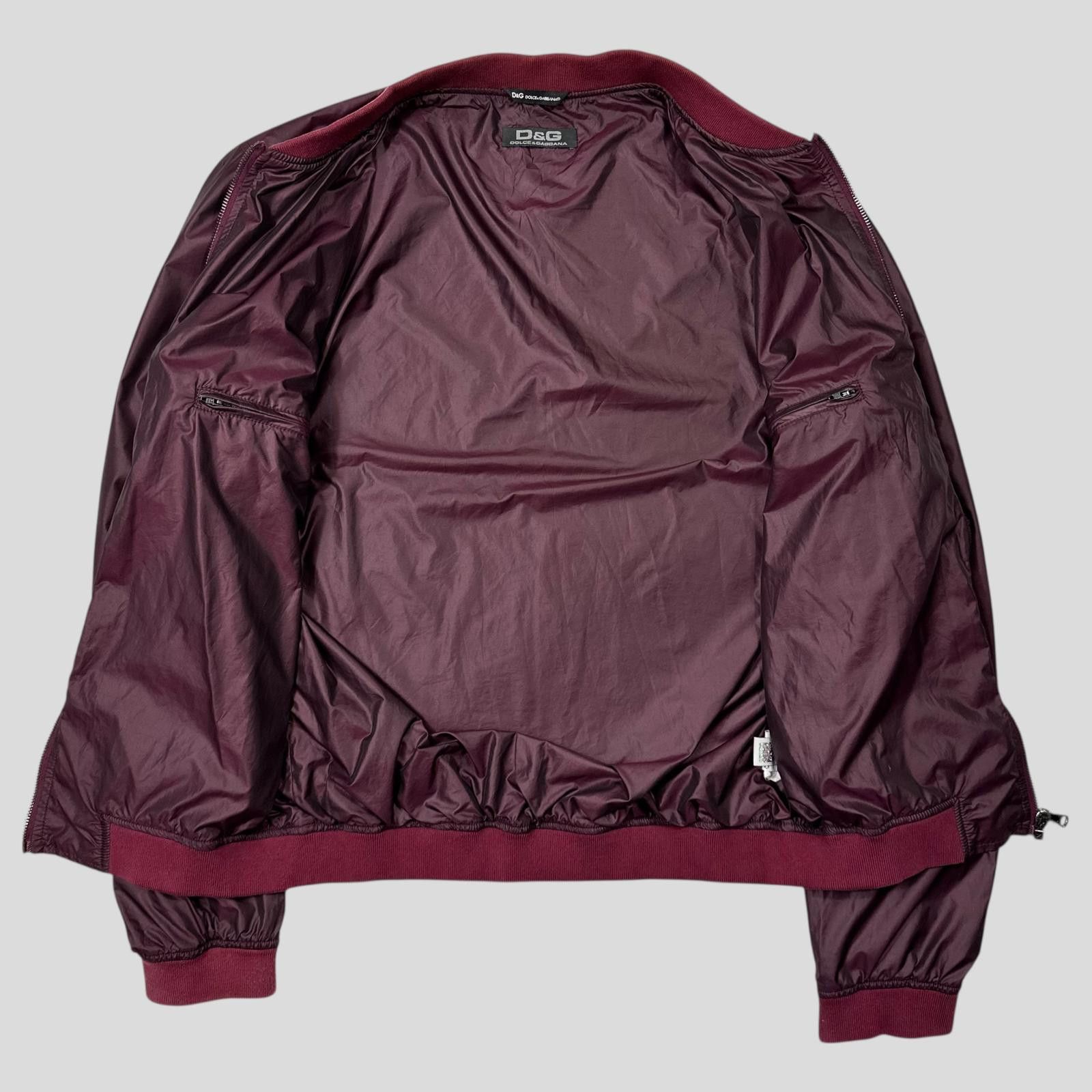 Dolce & Gabbana D&G 00’s Dolce & Gabbana Iridescent Nylon Bomber Jacket - M Size US M / EU 48-50 / 2 - 5 Thumbnail