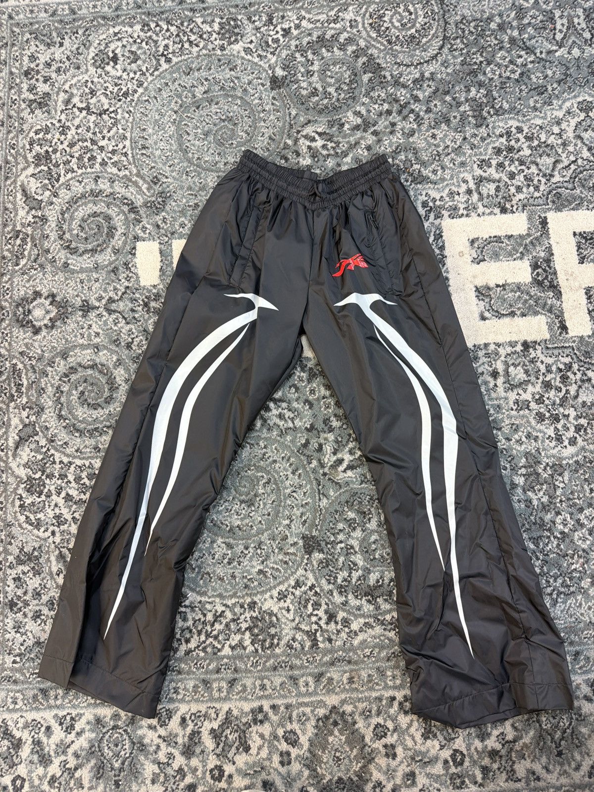 HELLSTAR Hellstar nylon track pant black ss24 Size US 30 / EU 46 - 1 Thumbnail