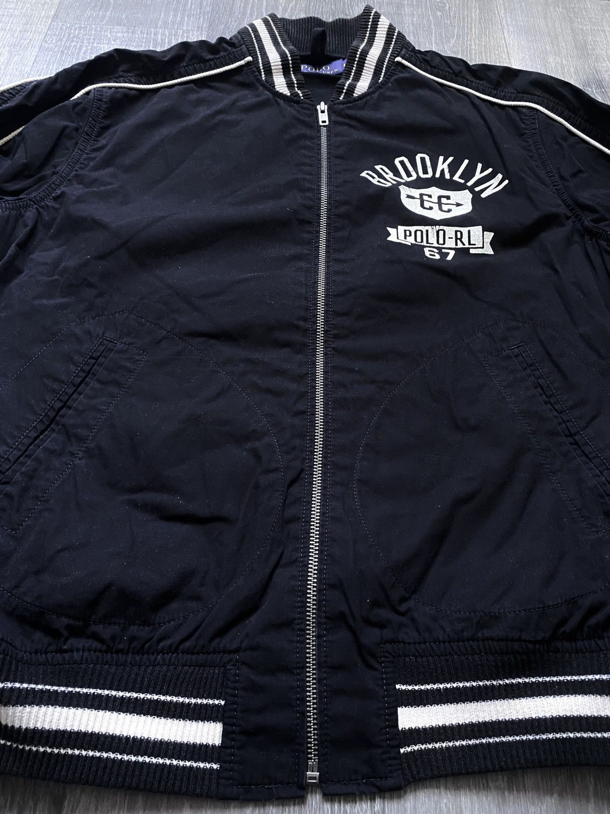 Polo Ralph Lauren Polo Ralph Lauren RL Brooklyn 67 Black Bomber College Jacket Size US M / EU 48-50 / 2 - 6 Thumbnail