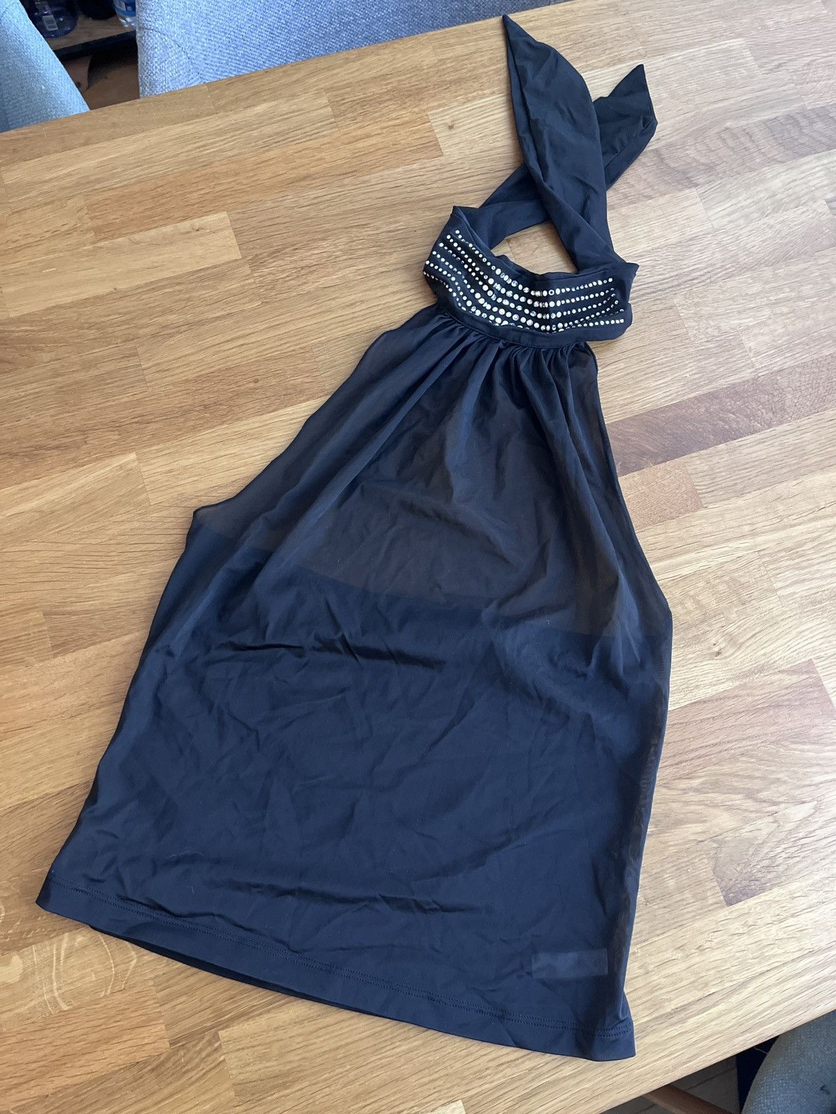 Other Margherita Mazzei couture sheer top with rhinestones M Size M / US 6-8 / IT 42-44 - 6 Thumbnail