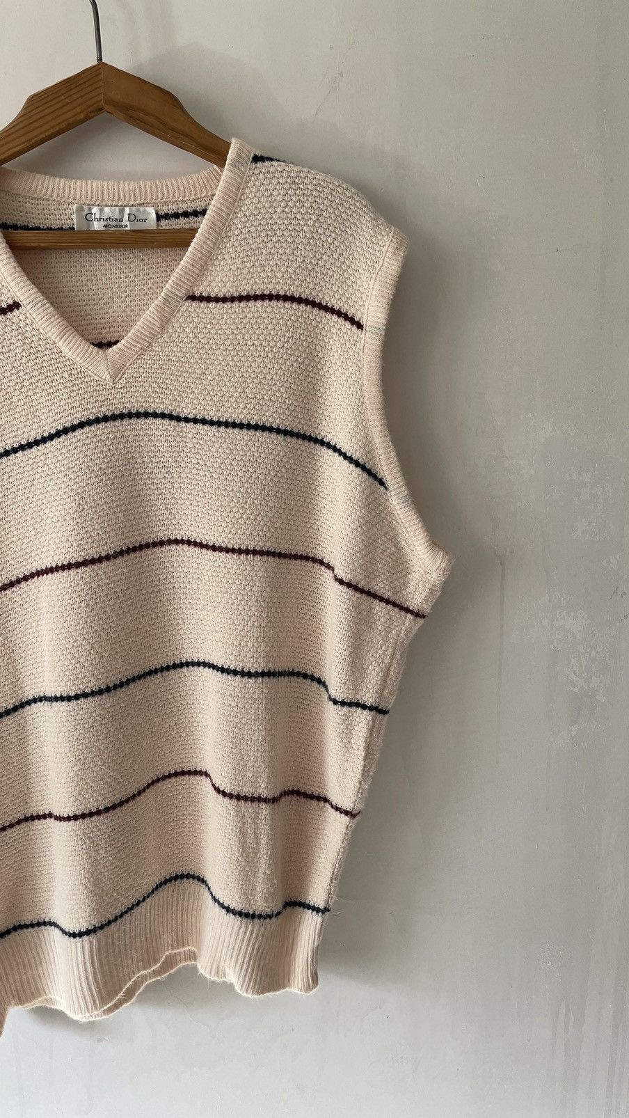 Christian Dior Monsieur christian dior new york paris knitted vintage vest Size US XL / EU 56 / 4 - 2 Thumbnail