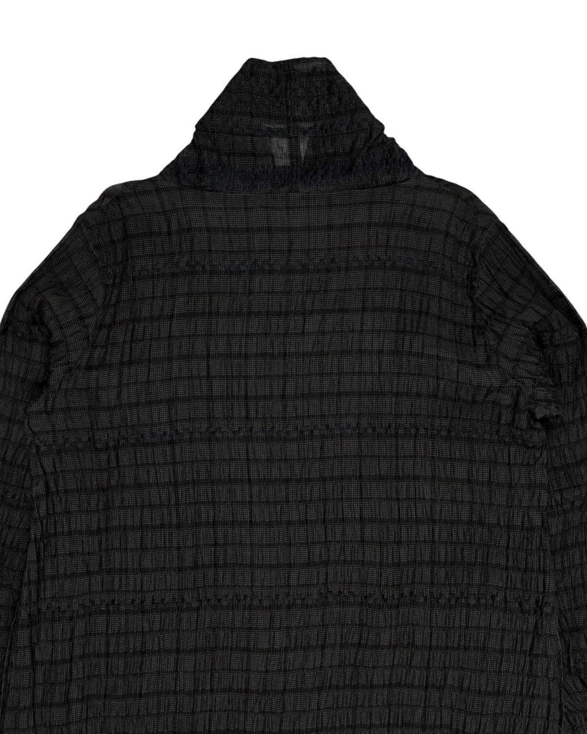 Issey Miyake 2000s HaaT by Issey Miyake Pattern Wrinkled Jacket Size M / US 6-8 / IT 42-44 - 5 Thumbnail