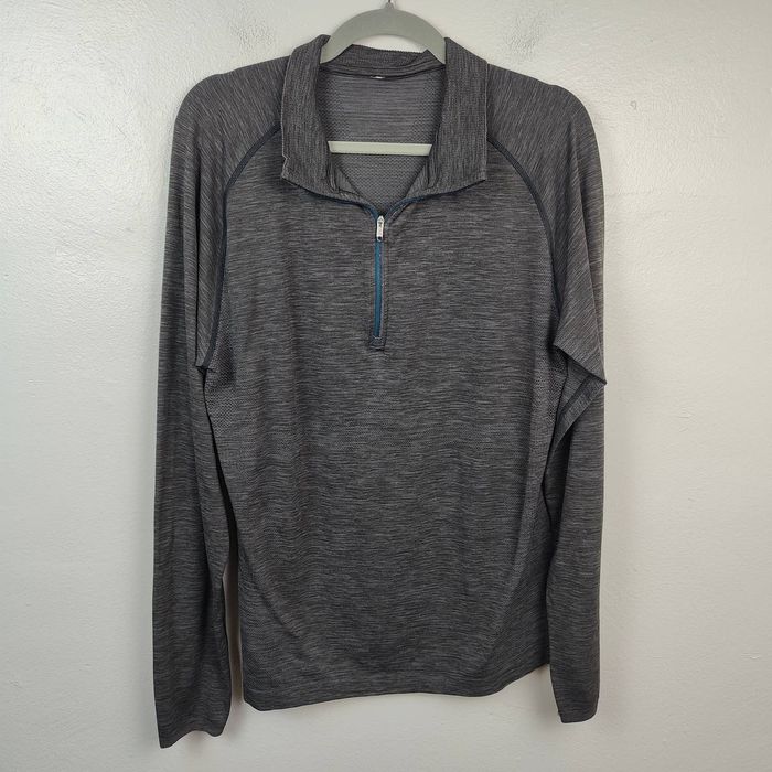 Edmonton Oilers lululemon Metal Vent Tech Midweight Navy Half-Zip Sweatshirt