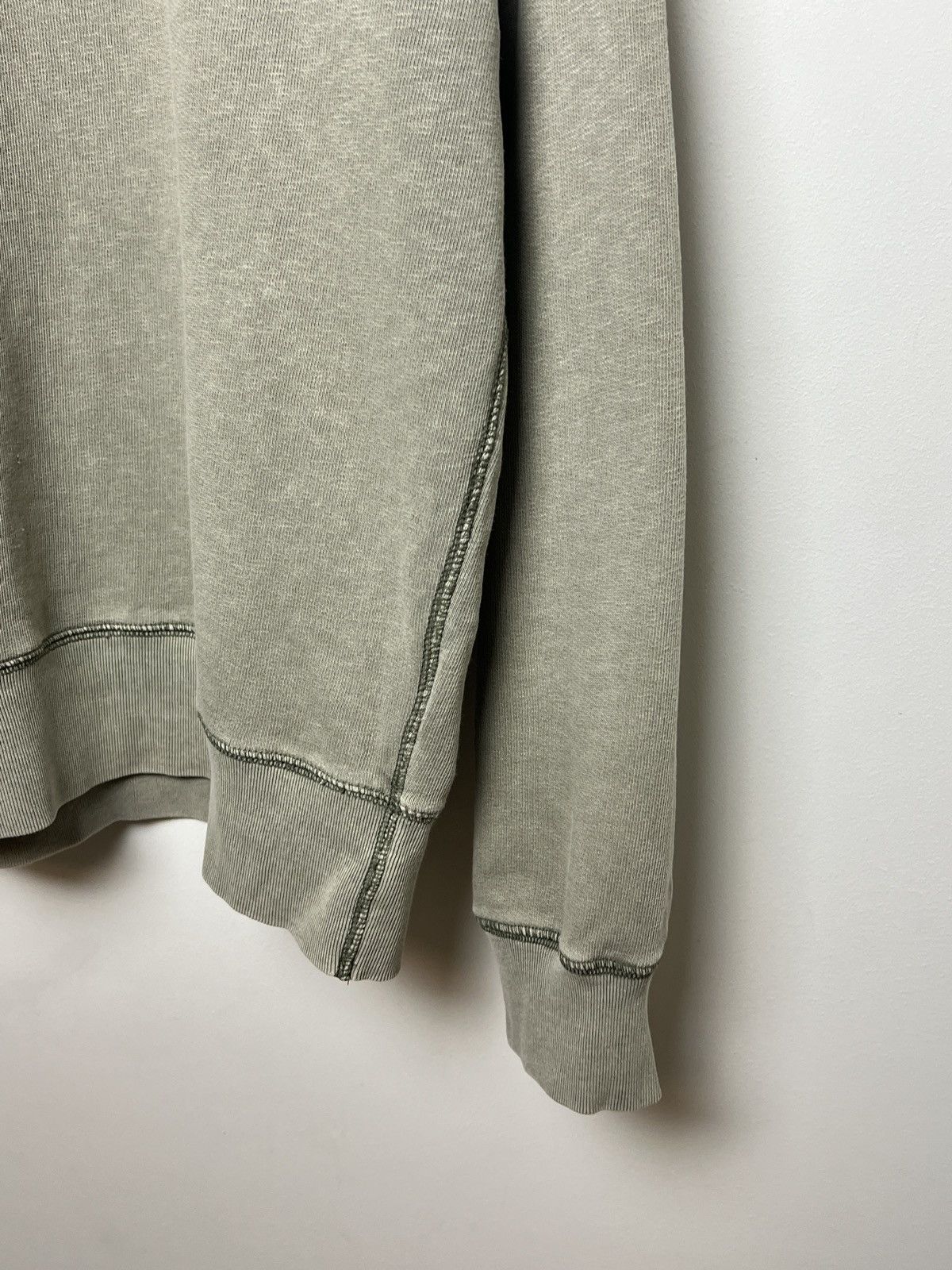 Acne Studios acne y2k washed green crewneck sweatshirt Size US M / EU 48-50 / 2 - 6 Thumbnail