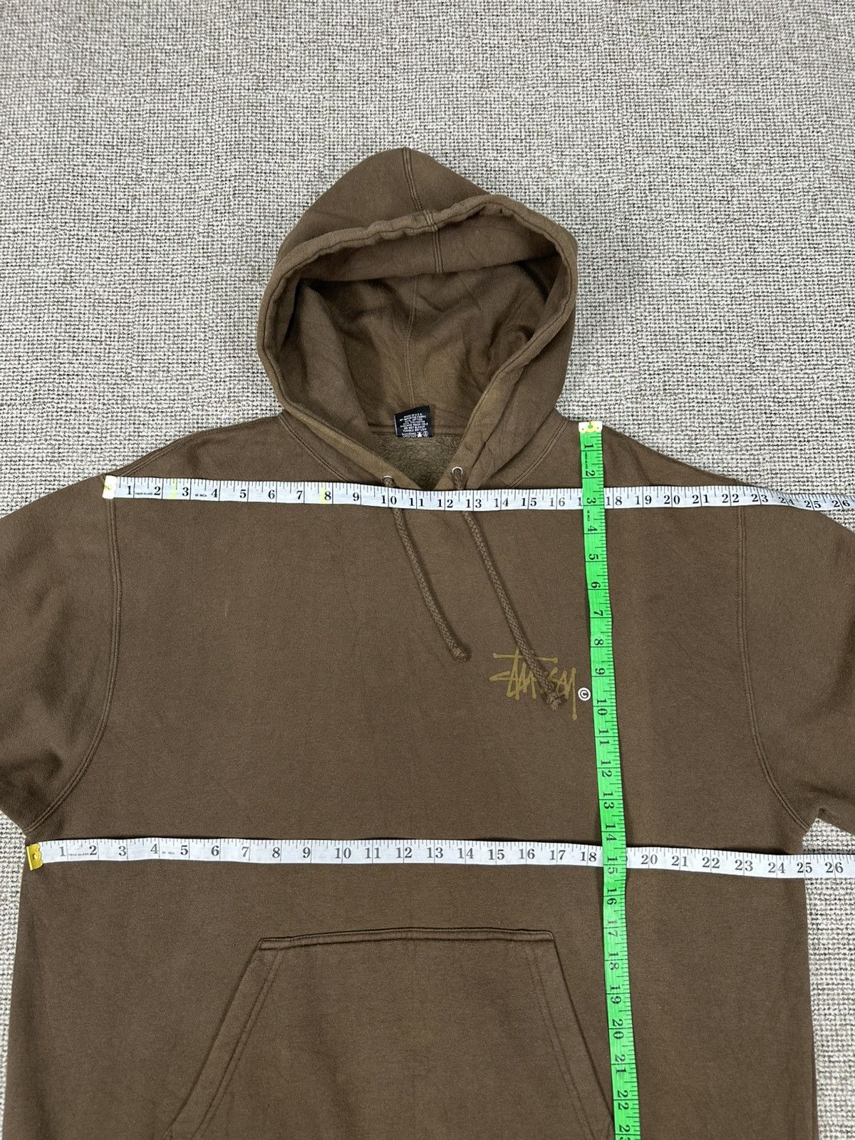 Stussy Stussy Big Logo Faded Hoodie Z353 Size US XL / EU 56 / 4 - 7 Thumbnail