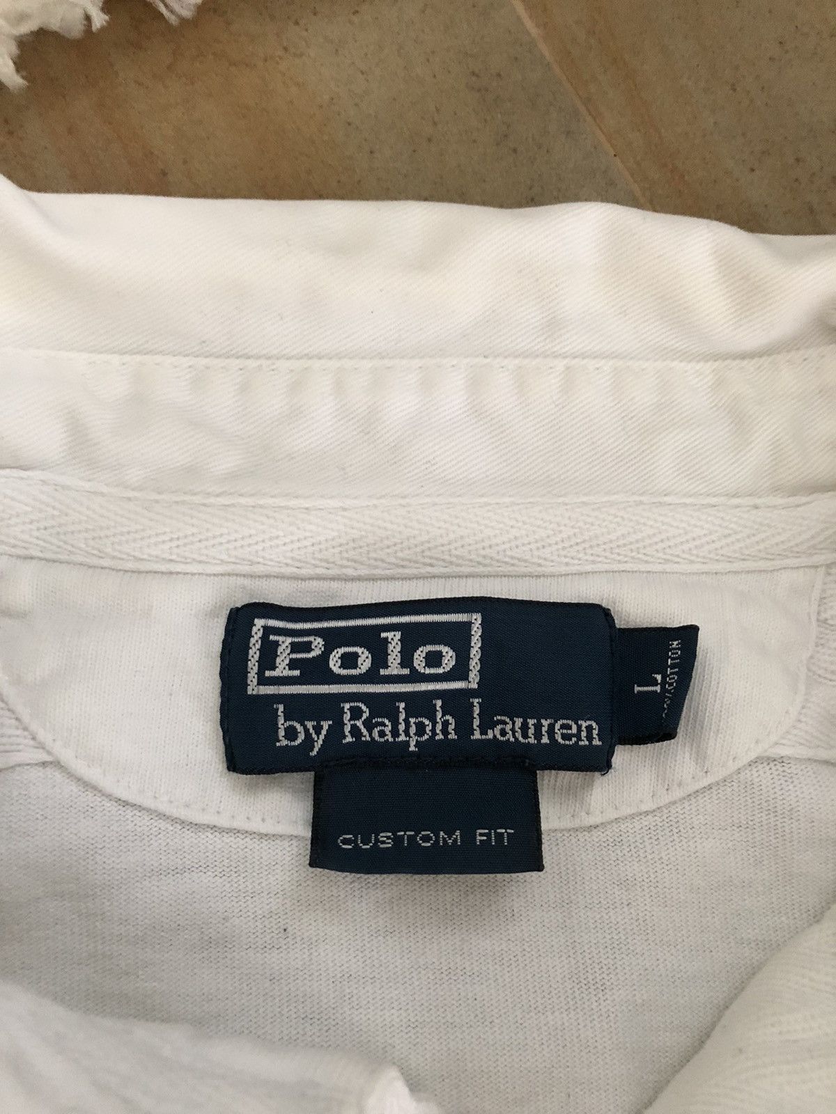 Polo Ralph Lauren VINTAGE POLO RALPH LAUREN RUGBY SHIRT Size US L / EU 52-54 / 3 - 3 Thumbnail