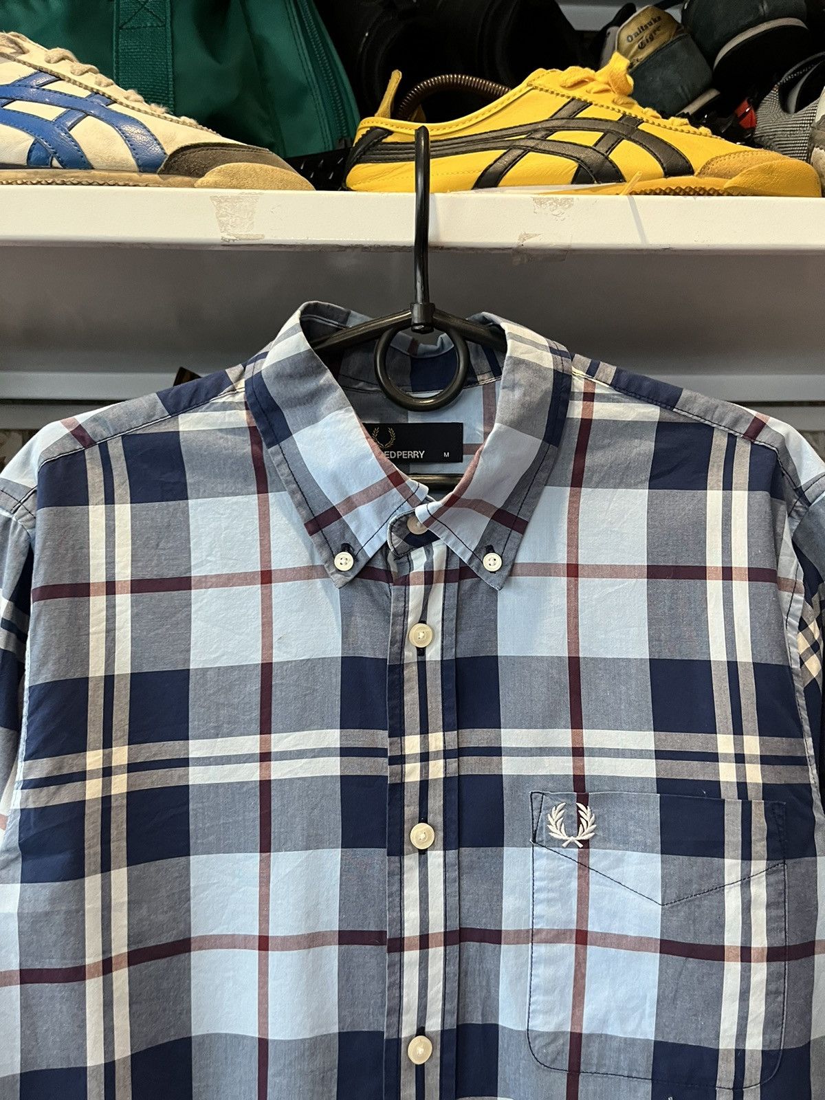 Fred Perry Vintage Fred Perry Plaid Shirt Size M Y2K Size US M / EU 48-50 / 2 - 7 Thumbnail