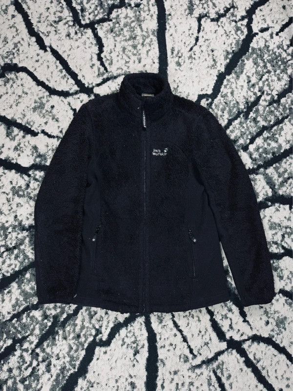 Jack Wolfskin Jack Wolfskin Sheepskin Zip Fleece Jacket Black S Size S / US 4 / IT 40 - 1 Thumbnail
