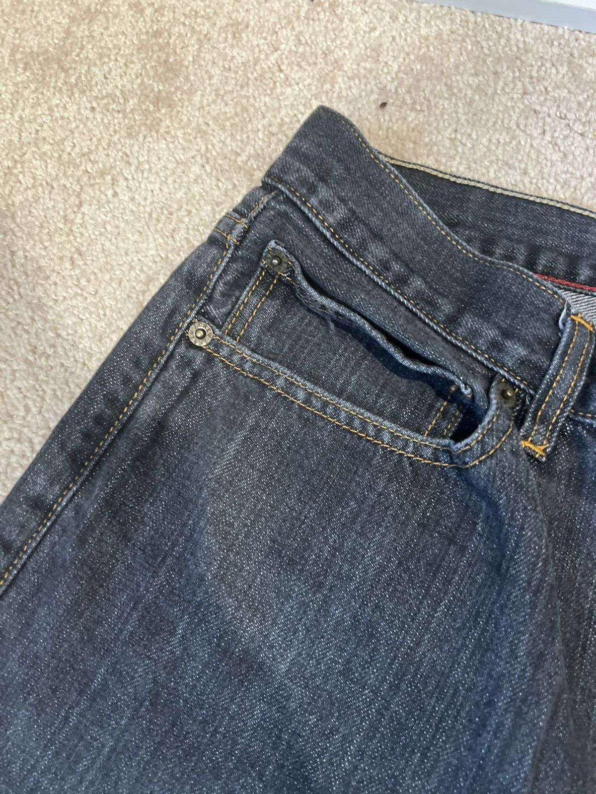 J.Crew Dark Wash Vintage J.Crew Slim Straight Leg Jeans 31x30 Size US 31 - 4 Thumbnail
