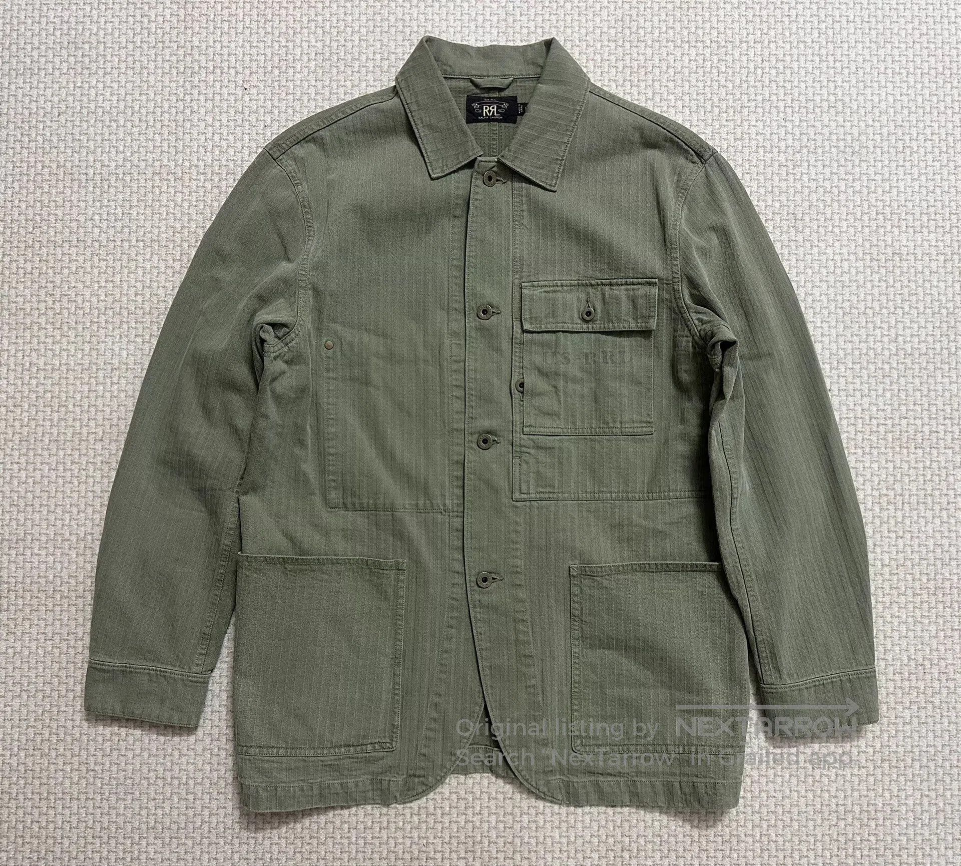 RRL Ralph Lauren RRL Vintage Military Jacket Army Green. Size US L / EU 52-54 / 3 - 1 Thumbnail