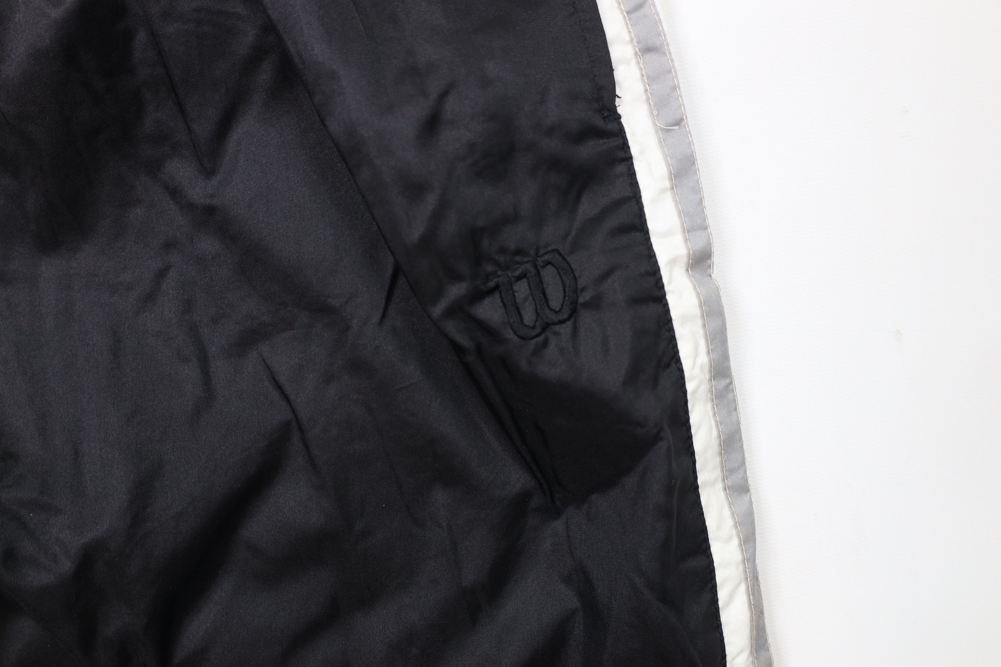 Vintage Vintage 90s Wilson Lined Tearaway Joggers Pants Black Size US 36 / EU 52 - 5 Thumbnail