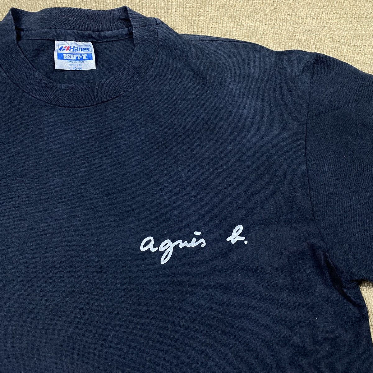 agnes b. Vintage Designer Agnes B. Long Sleeve Tshirt 80s Made in Usa Size US M / EU 48-50 / 2 - 4 Thumbnail