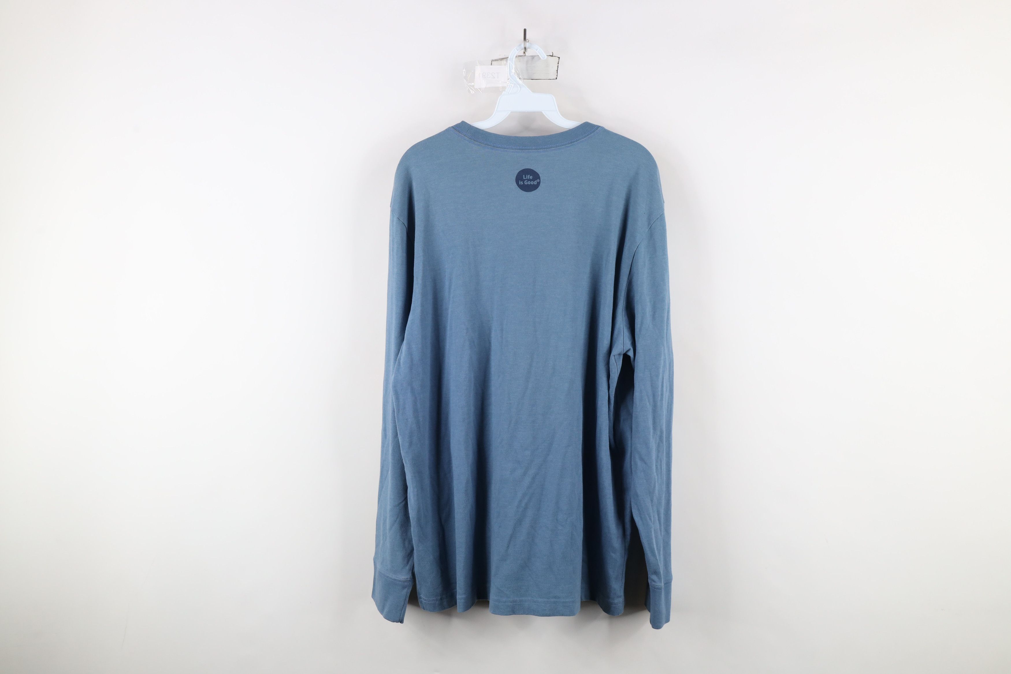 Life is Good × Vintage Life Is Good Tribal Tiger Knit Long Sleeve T-Shirt Blue Size US L / EU 52-54 / 3 - 11 Thumbnail