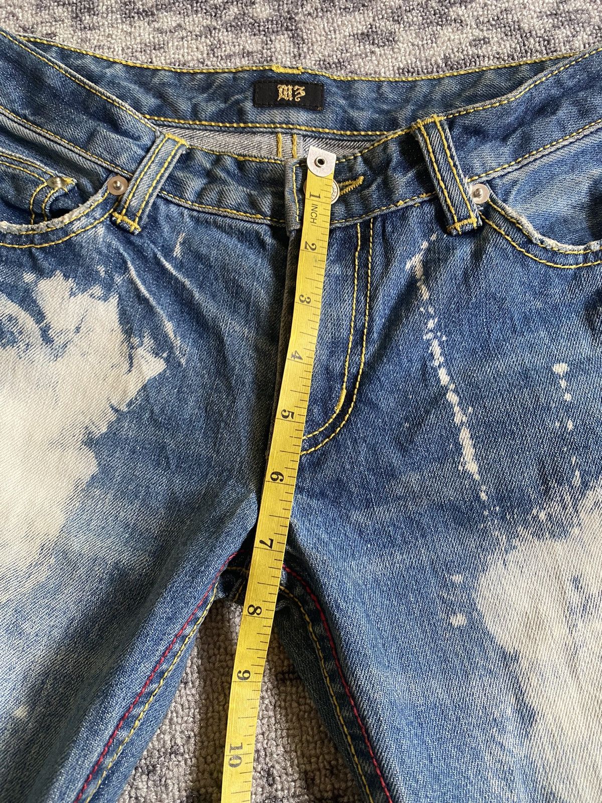 Hysteric Glamour Y2k M3 ifsixwasnine distressed flare jeans Size 28" / US 6 / IT 42 - 9 Thumbnail