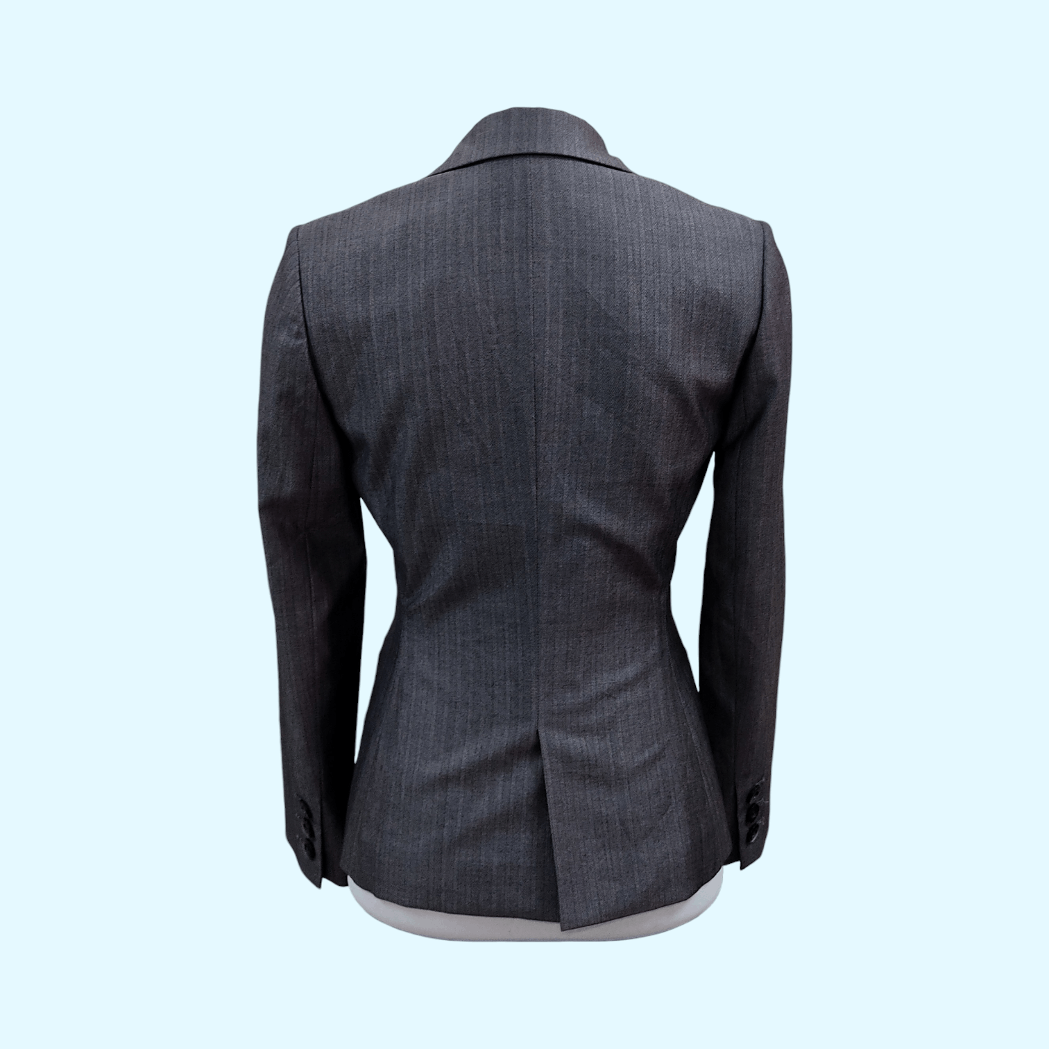Loro Piana Loro Piana Charcoal Gray Silk Wool Blazer Jacket Size S / US 4 / IT 40 - 2 Thumbnail