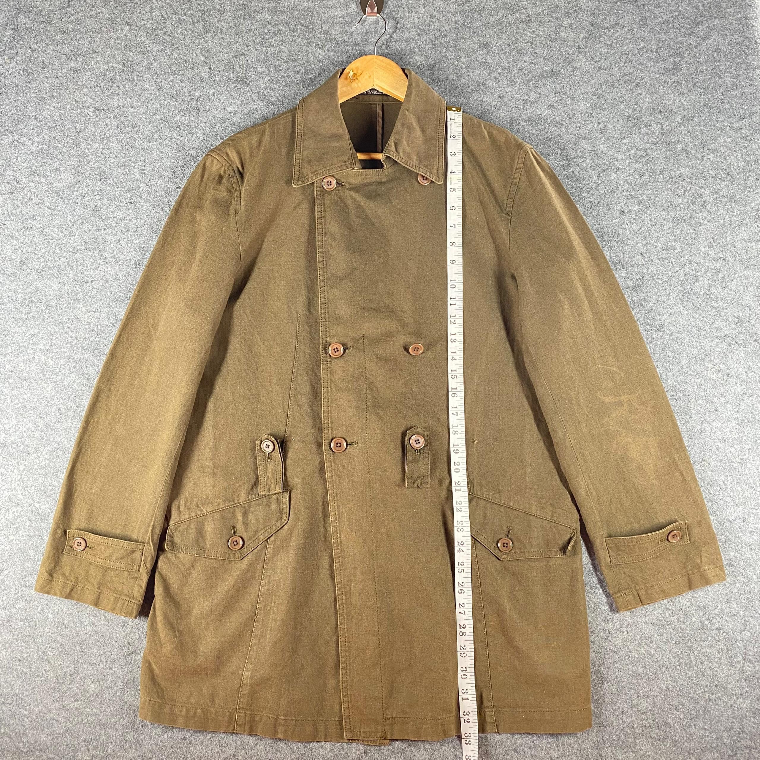 Yohji Yamamoto Vintage 90s Ined Homme by Yohji Yamamoto Parka Jacket Size US L / EU 52-54 / 3 - 5 Thumbnail