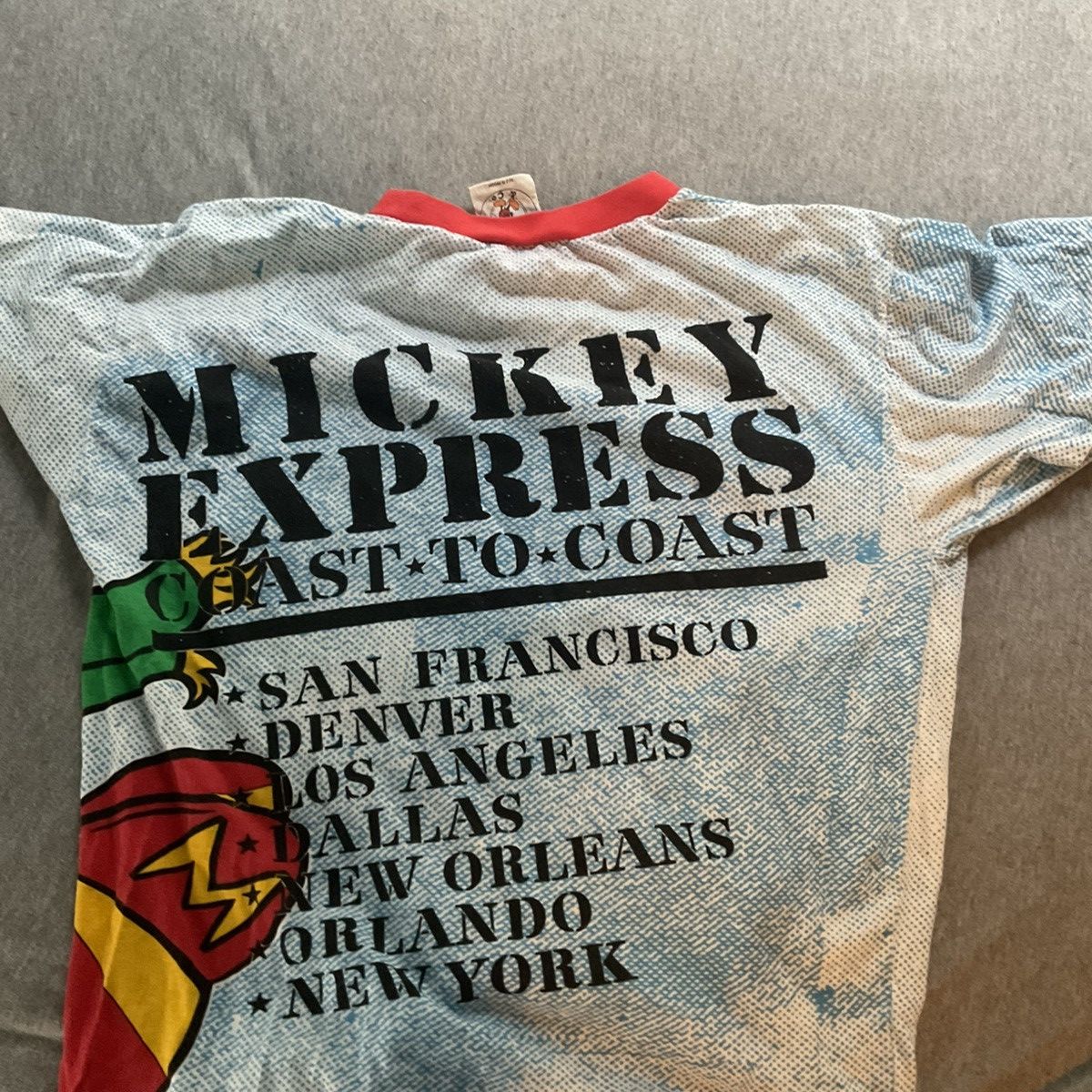Disney × Vintage Mickey Express Tour Shirt Size US S / EU 44-46 / 1 - 2 Thumbnail