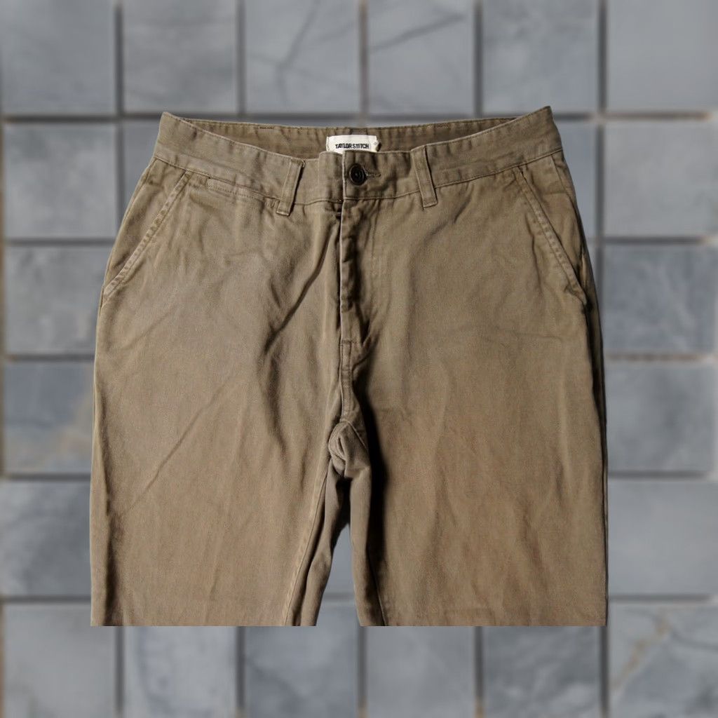 Taylor Stitch Taylor Stitch Pants Men 32x26 Green Chino Foundation Slim Fit Organic Cotton Regular Rise Mid 5-Pocket Style: Chino Straight Leg Adult Mens Size US 32 / EU 48 - 1 Thumbnail