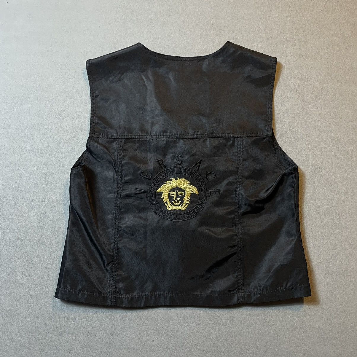 Versace Jeans Couture VERSACE MEDUSA EMBROIDERED VEST Made in ITALY Size XS / US 0-2 / IT 36-38 - 6 Thumbnail