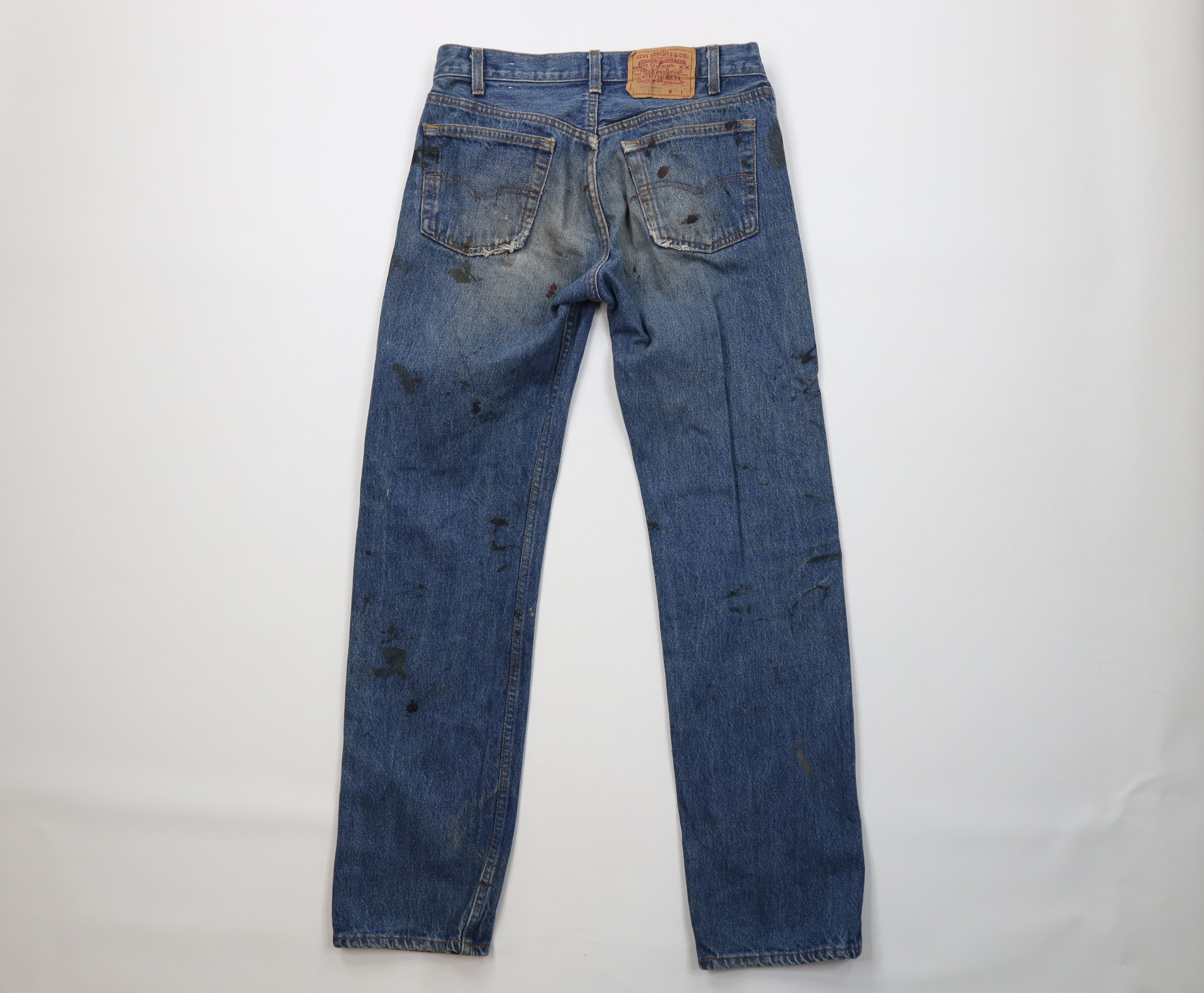 Levi's Vintage 80s Levis 501xx Button Fly Straight Leg Jeans USA Size US 29 - 13 Thumbnail