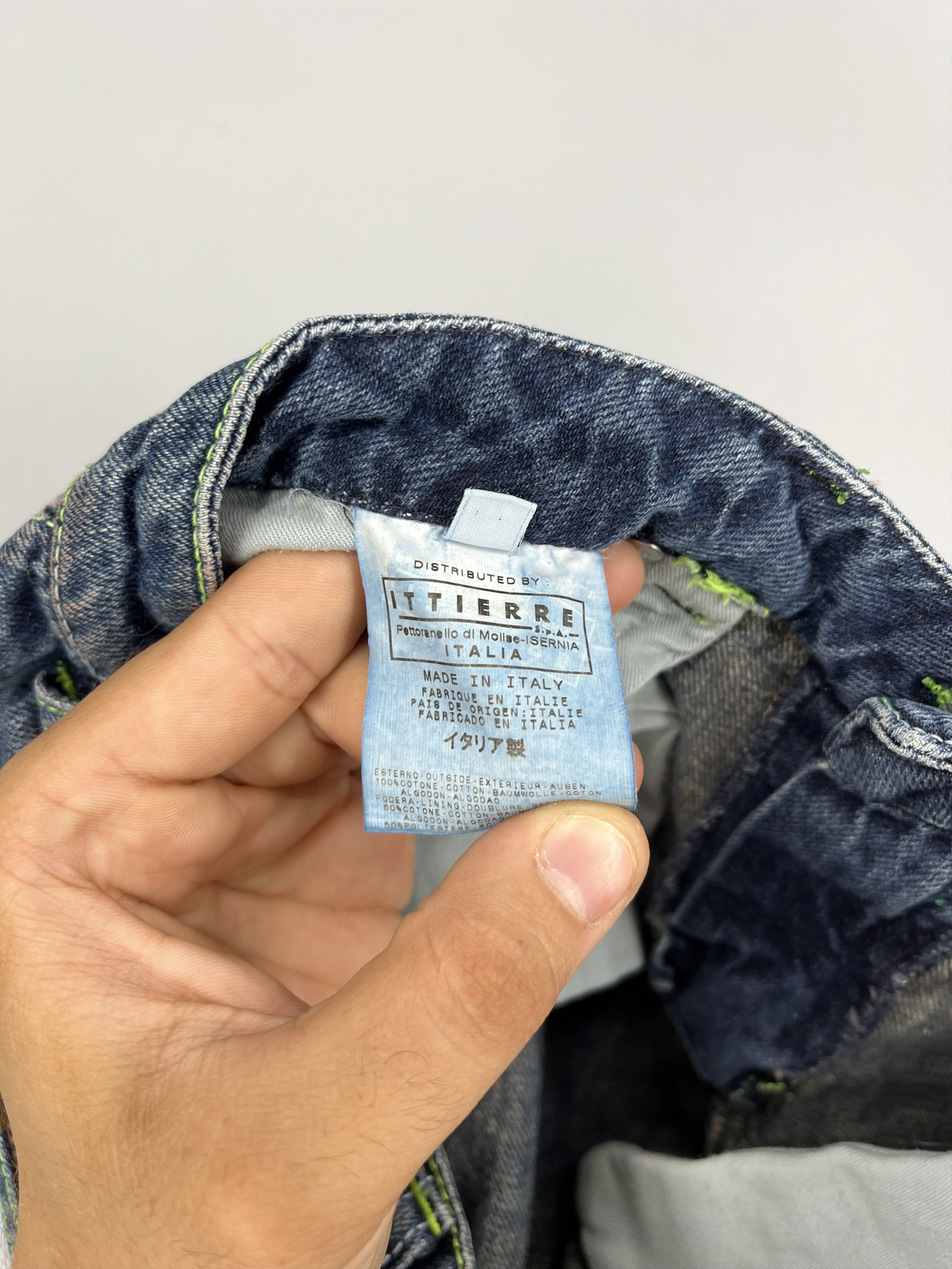Versace Vintage VERSACE JEANS COUTURE Line Low-Rise Y2k Denim Pants Size 26" / US 2 / IT 38 - 13 Thumbnail