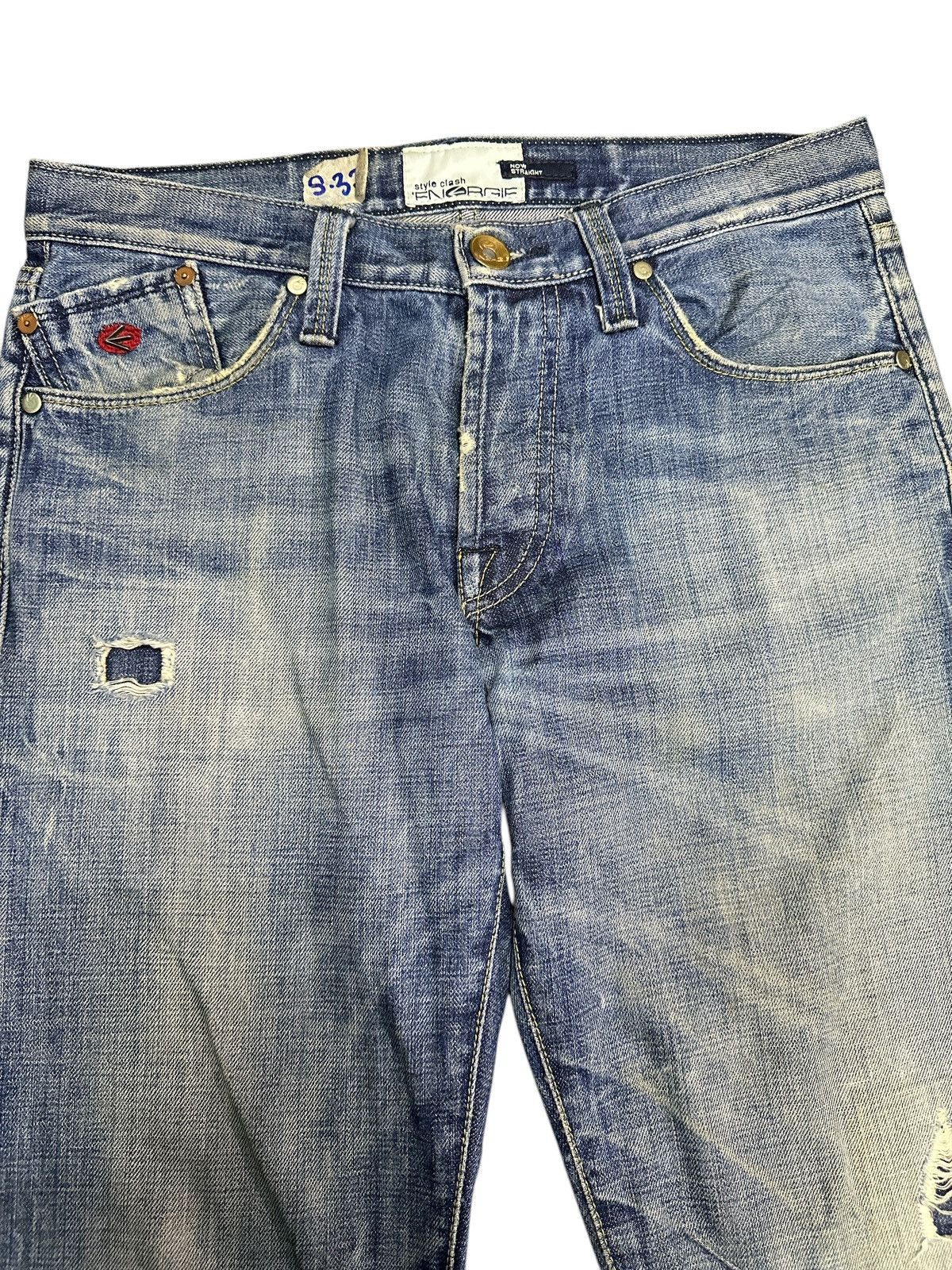 Other Vintage Distress💥🎌 Energie Style Clash 90s patchwork Size US 32 / EU 48 - 4 Thumbnail